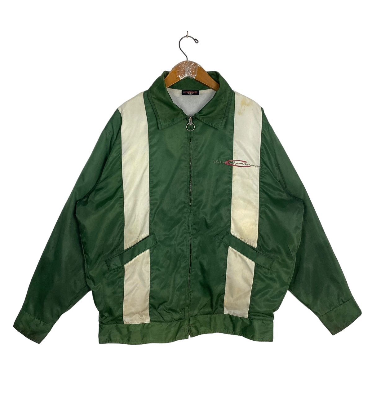 Vintage Rare‼️ Vintage Club Sportwear Stripe Zipper Jacket Size US L / EU 52-54 / 3 - 1 Thumbnail
