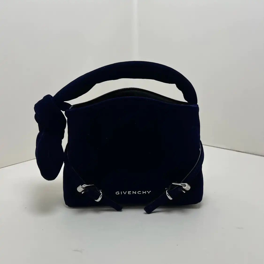 Givenchy GIVENCHY micro dark bluefabric shoulder bag Size ONE SIZE - 1 Thumbnail