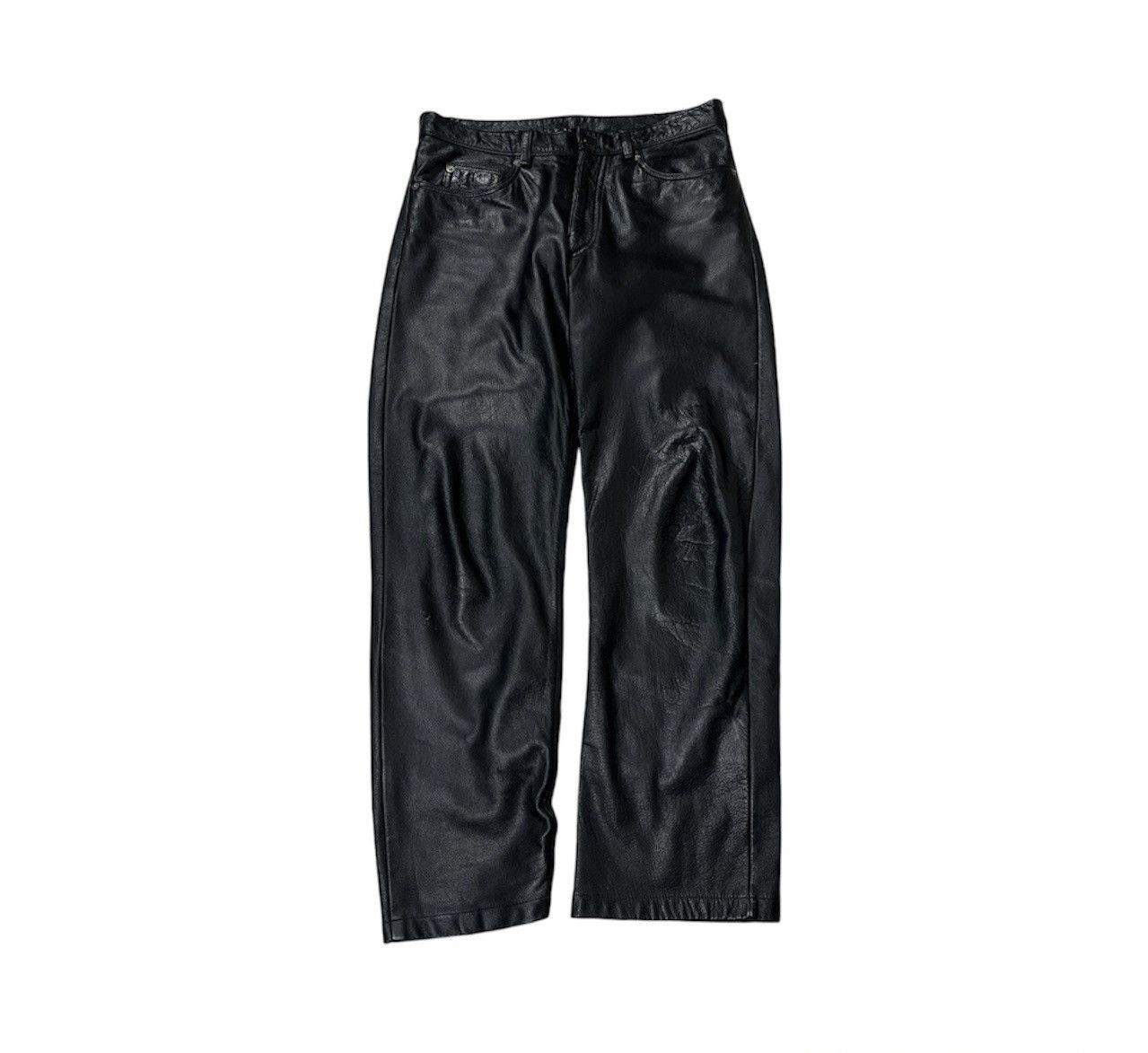 Leather × Vintage Vintage Conwell 32x32 leather classic pants trousers Size US 32 / EU 48 - 1 Thumbnail