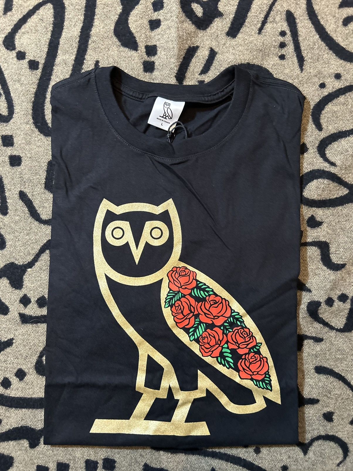 Drake × October's Very Own OVO SANDRA ROSE VALENTINES TSHIRT Size US L / EU 52-54 / 3 - 2 Thumbnail