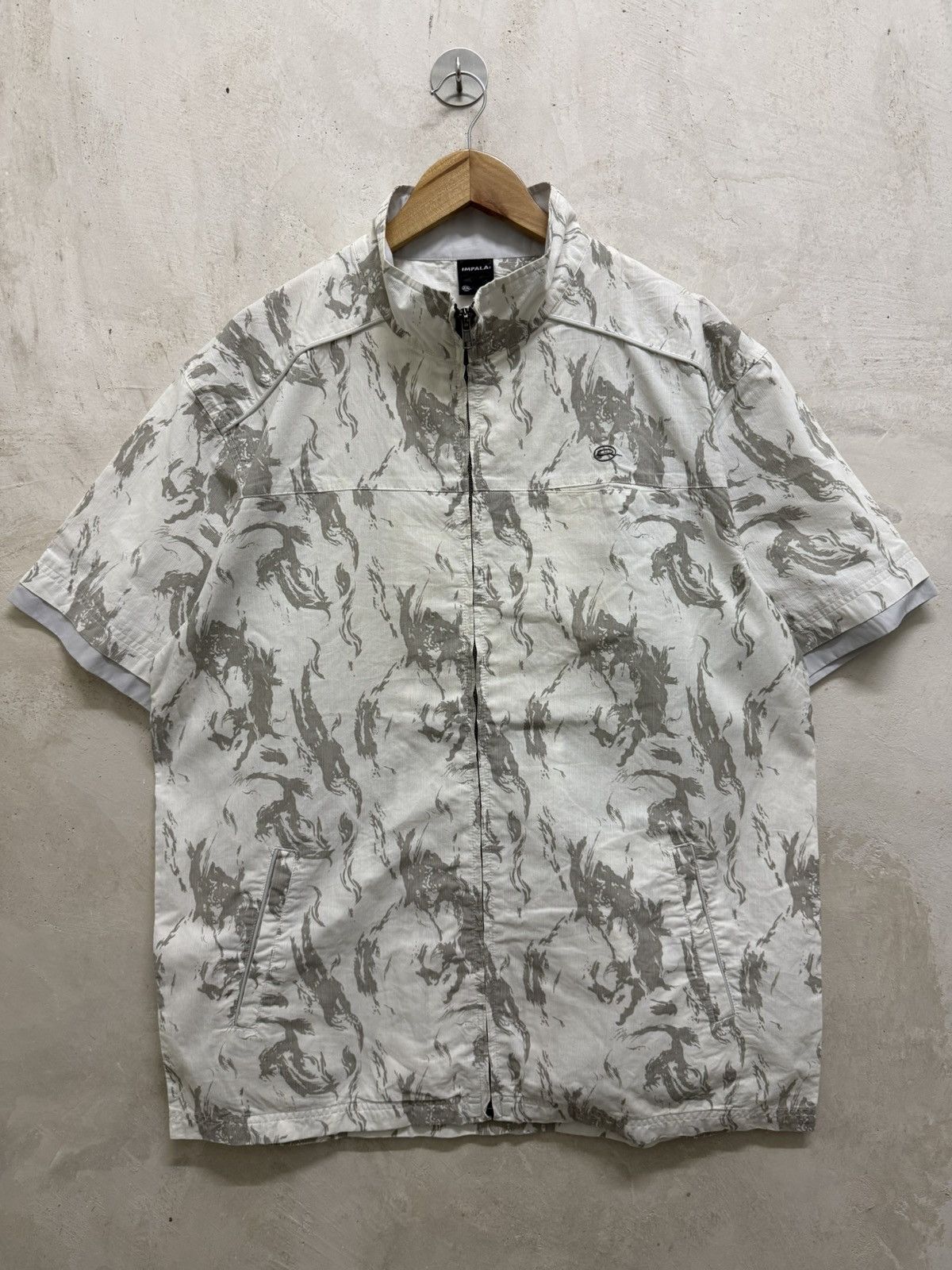 2000s Gothic Impala Smoke Punk Zipper Shirt