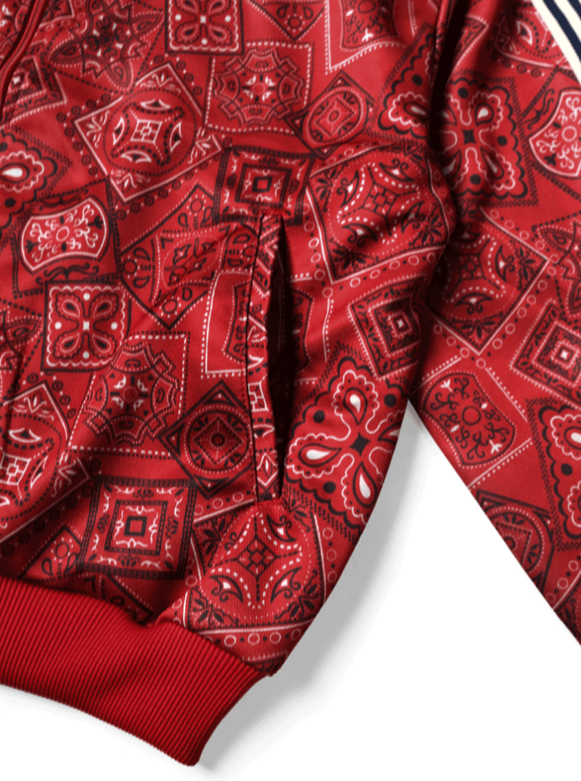Kapital Smooth Jersey COOKIE Bandana Pattern Track JKT Red Size US M / EU 48-50 / 2 - 5 Thumbnail