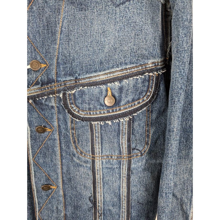Maison Margiela o1rshd1 Denim Jacket in Blue Size US L / EU 52-54 / 3 - 10 Thumbnail