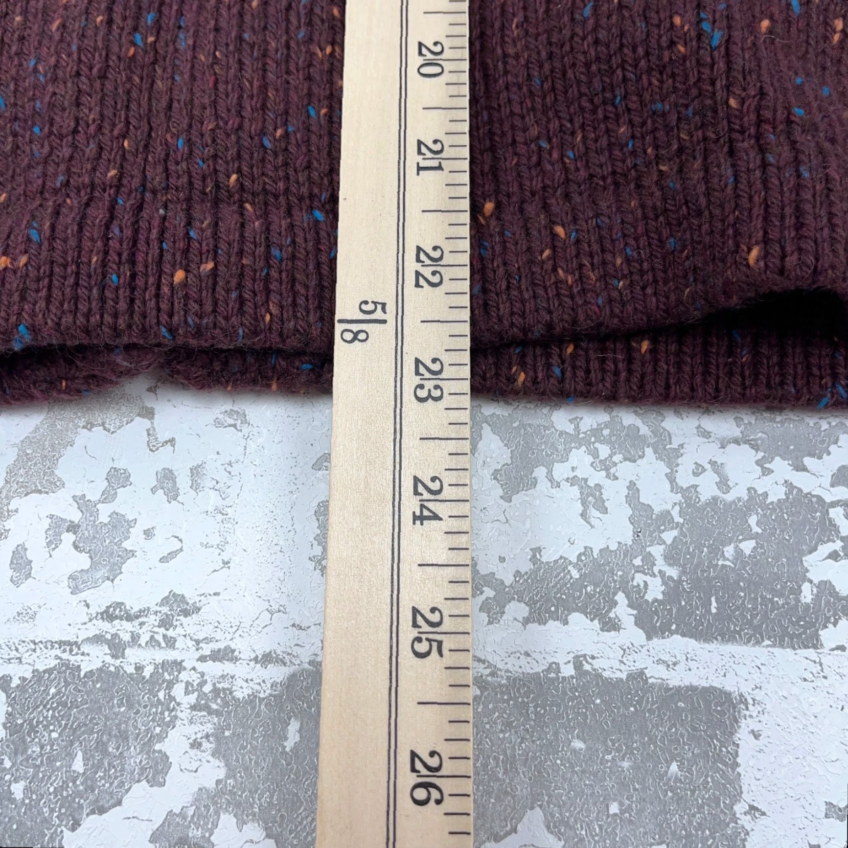 Vintage VINTAGE HANNAH Cardigan Sweater Women M Maroon Red Knit Wool Acrylic Heavy Chunky Mock Neck Casual All Seasons Regular Size M / US 6-8 / IT 42-44 - 7 Thumbnail