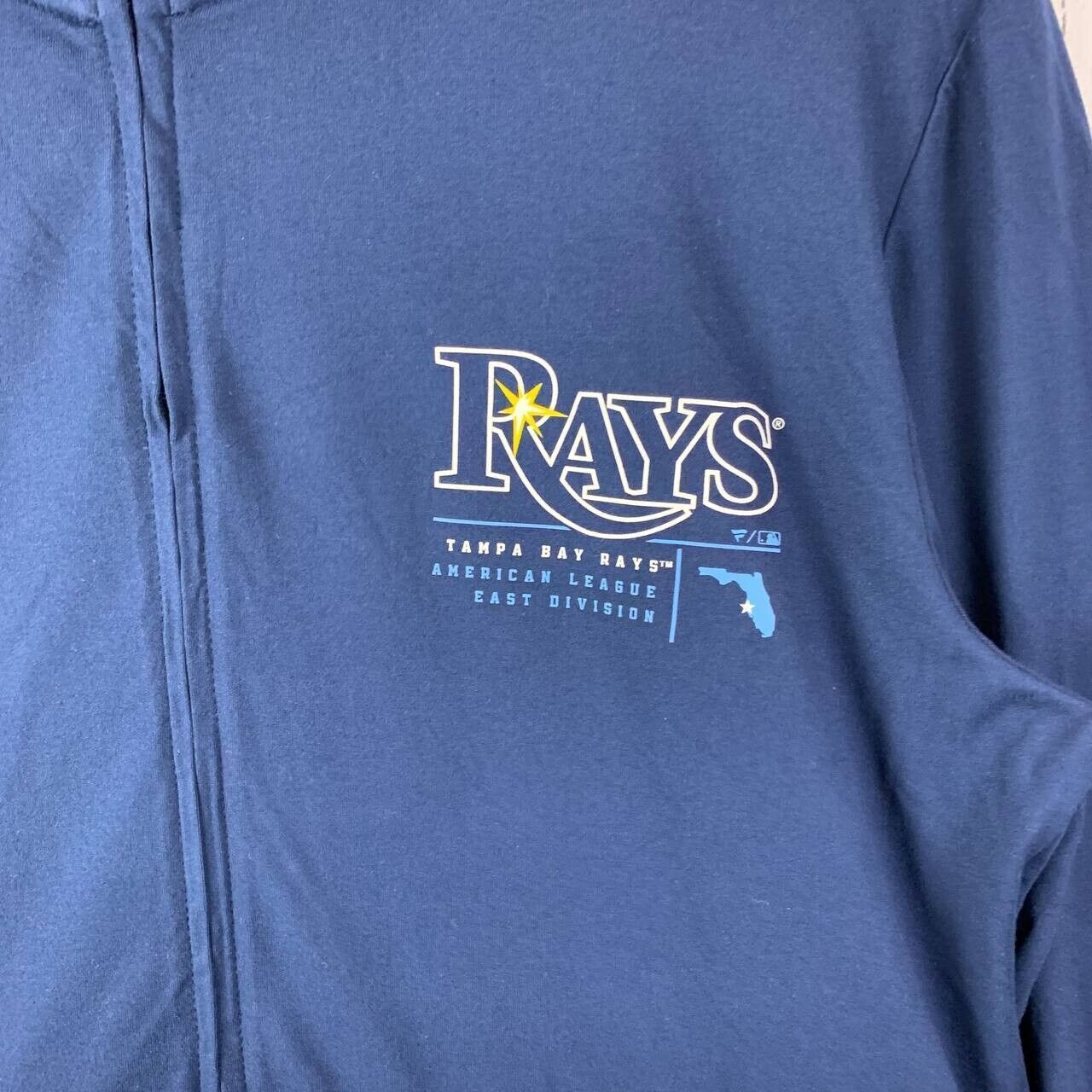MLB Tampa Bay Rays MLB Medium Fanatics Full Zip Sweatshirt Blue Size US M / EU 48-50 / 2 - 2 Thumbnail