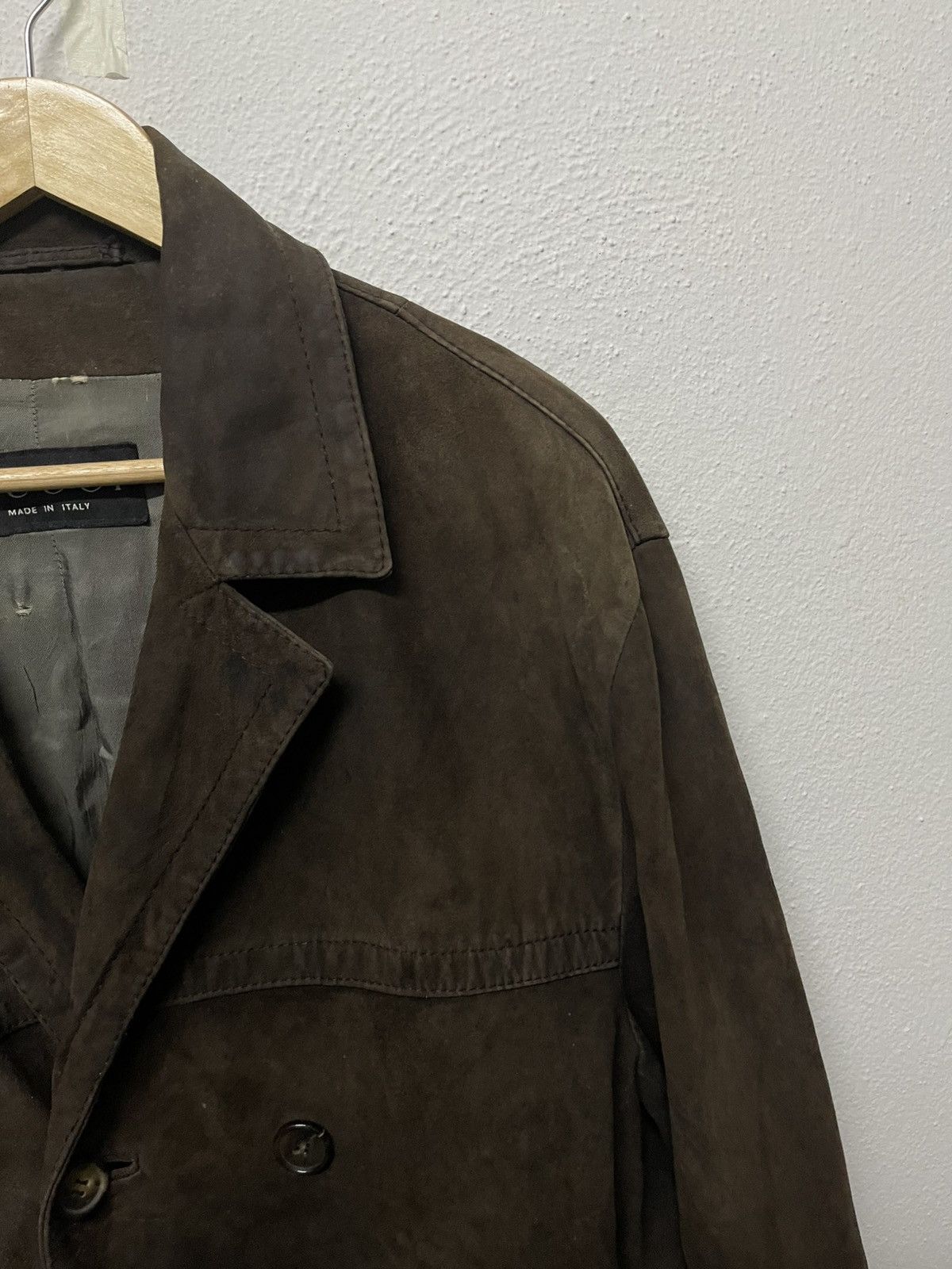 Gucci AW 1998 GUCCI BY TOMFORD SUEDE LEATHER COAT Size US L / EU 52-54 / 3 - 8 Thumbnail