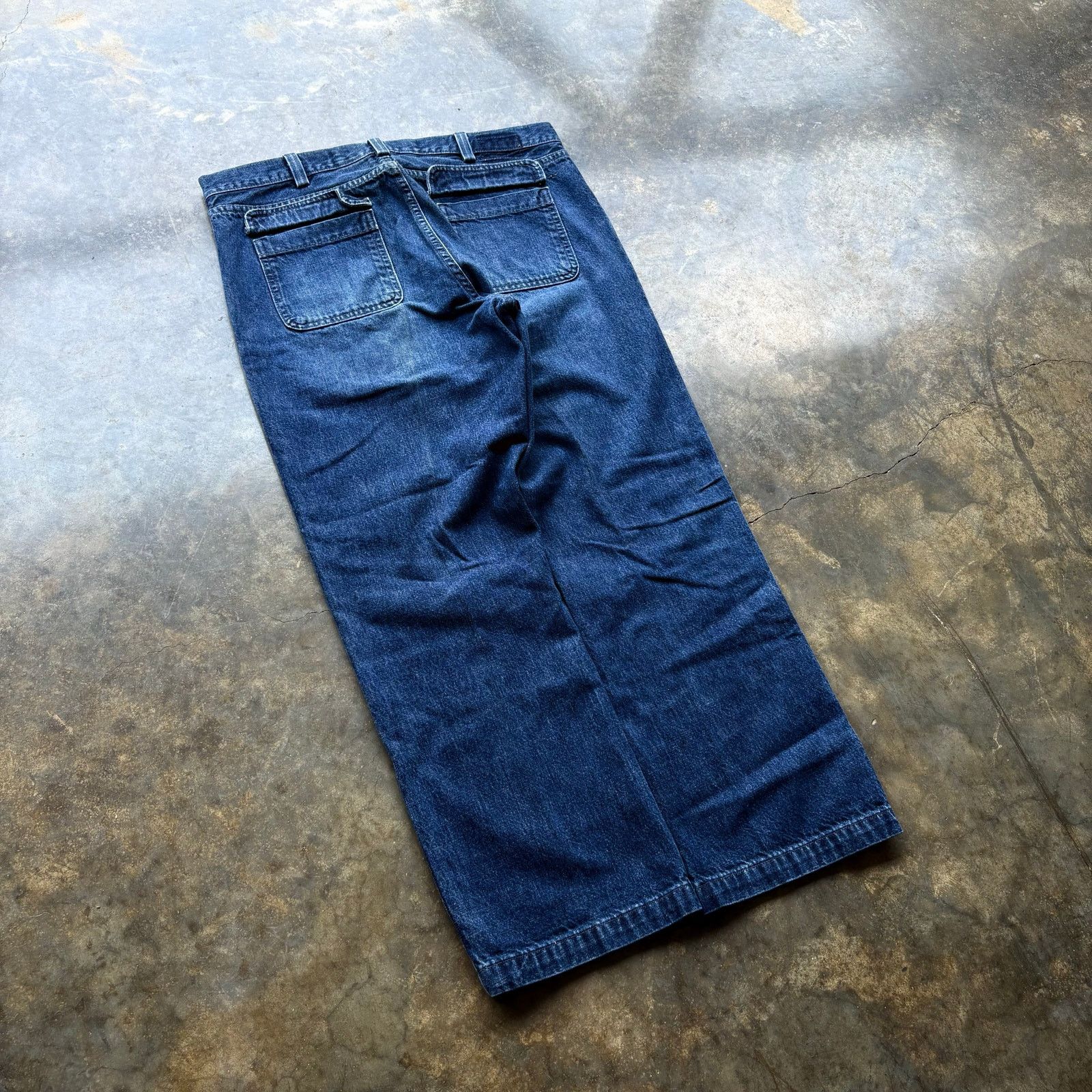Gap Crazy Vintage US Army GAP Blue Jeans Size US 38 / EU 54 - 2 Thumbnail