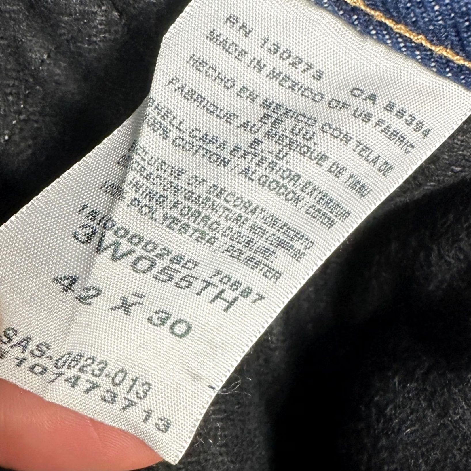 Wrangler EUC WranglerGS Workwear Jeans - Big & Tall Blue Denim - 42" Waist - Durable Size US 42 / EU 58 - 4 Thumbnail