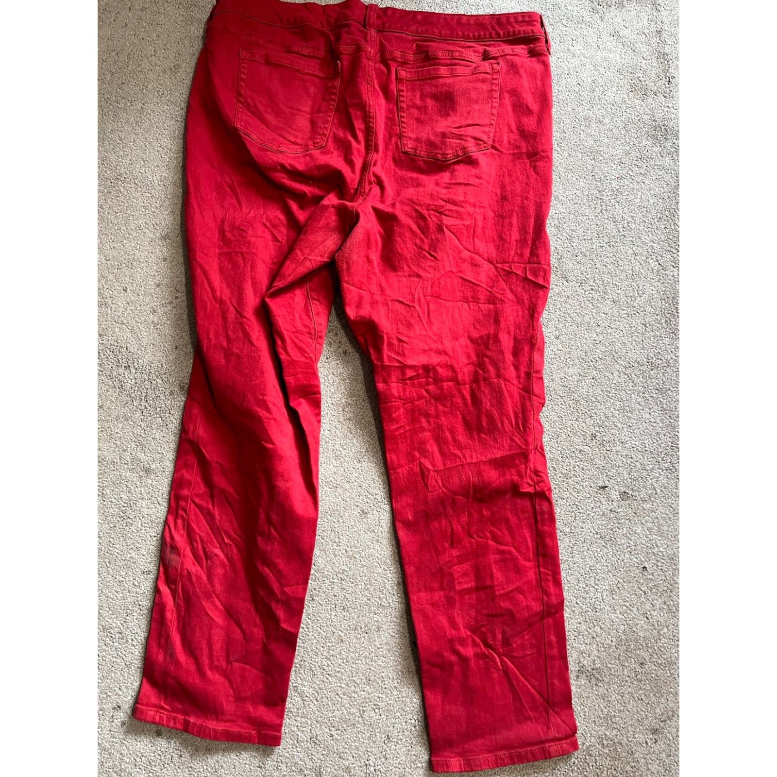 Torrid VINTAGE Torrid Perfect Boyfriend Jeans Women's Size 20 Red Stretch Size 42" / US 20 - 3 Thumbnail