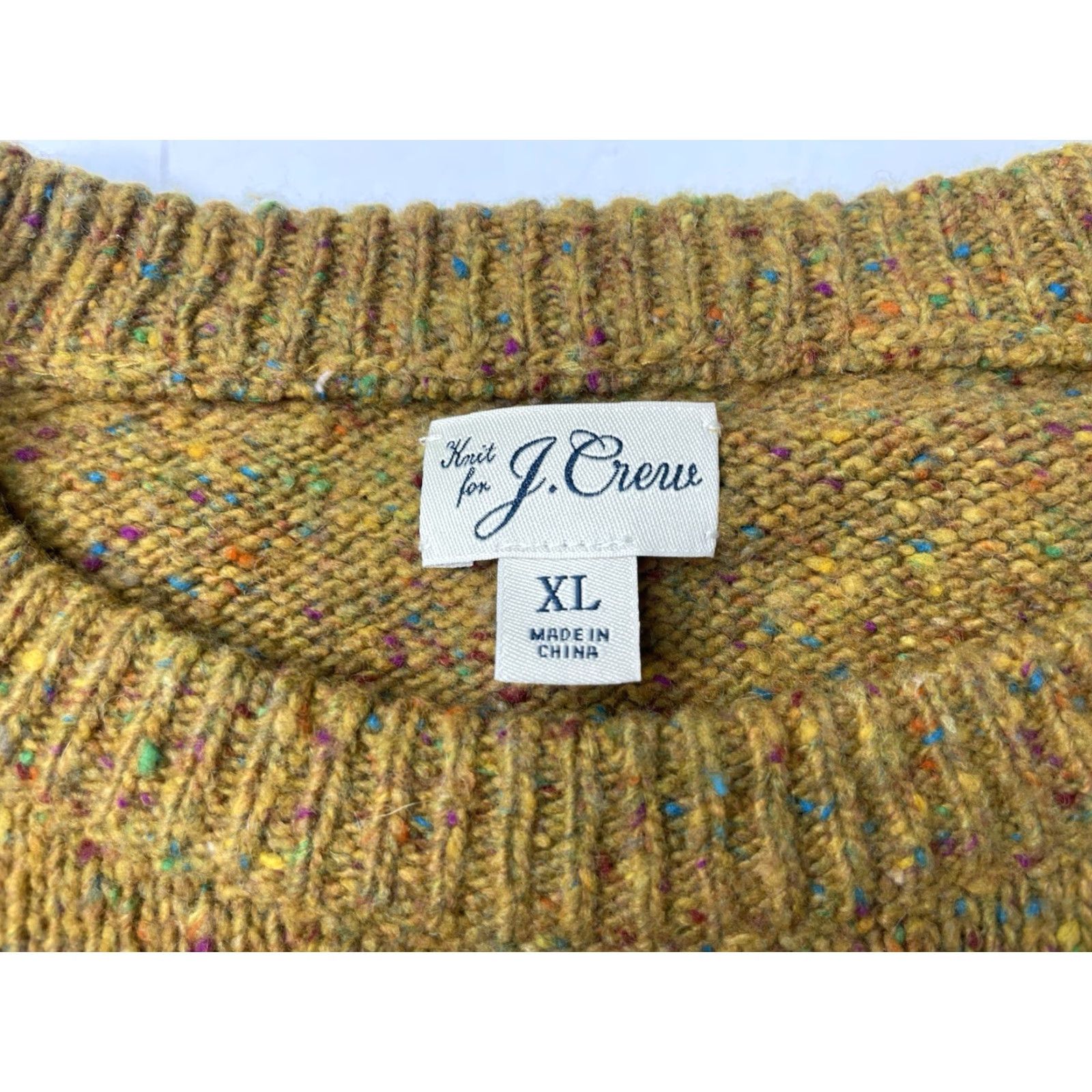 J.Crew J.Crew Sweater Pullover Colorblock Crew Neck Wool Blend Tan XL Men’s Wool Blend Knit Crew Neck Sweater Colorblock Fall Winter Size US XL / EU 56 / 4 - 3 Thumbnail