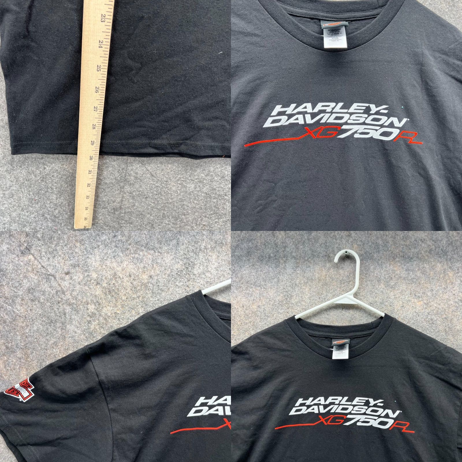 Harley Davidson Harley-Davidson Shirt Men XL Black Crewneck Tee Casual Motorcycle Logo XG750 Size US XL / EU 56 / 4 - 8 Thumbnail