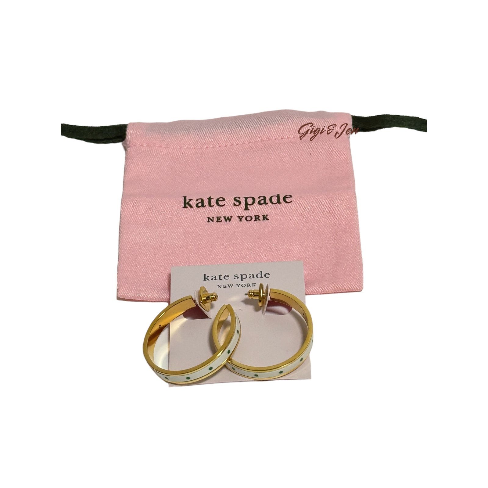 Kate Spade Kate Spade Herritage Spade Sun Dot Hoop Earrings Size ONE SIZE - 3 Thumbnail