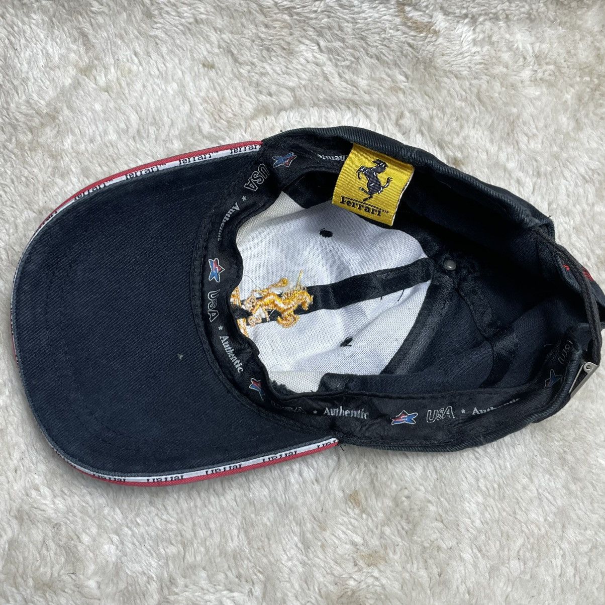 Ferrari FERRARI Vintage ©1996 hat Size ONE SIZE - 4 Thumbnail