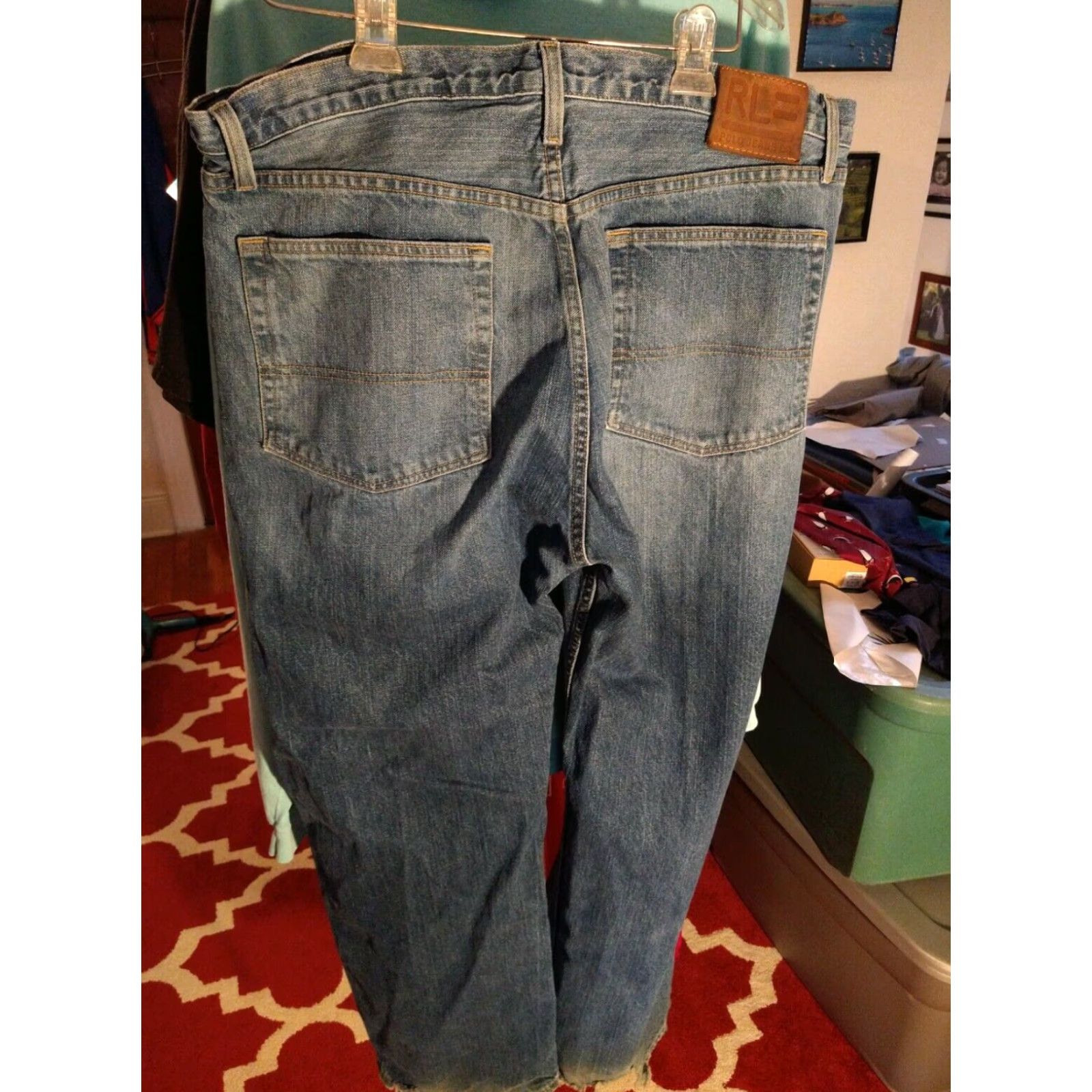 Ralph Lauren VINTAGE Ralph Lauren Polo Jeans Company Denim Jeans Size 38 X 32 Men Blue Denim Straight 38 32 Mens Size US M / EU 48-50 / 2 - 3 Thumbnail