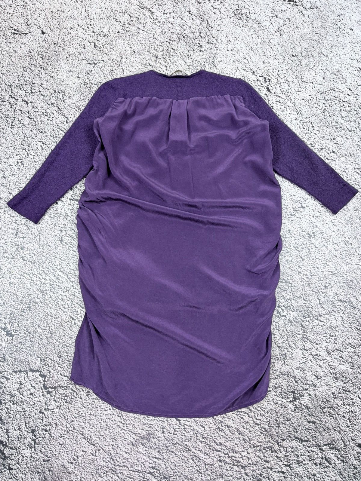 Marina Rinaldi Marina Rinaldi Italy Purple Wool Silk Knit Tunic Sweater M Size M / US 6-8 / IT 42-44 - 7 Thumbnail