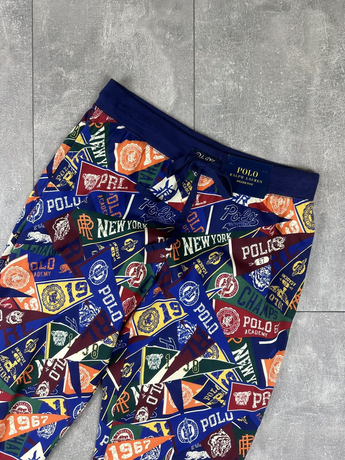 Polo Ralph Lauren New Polo Ralph Lauren Monogram Print Jogger Pants Size US 32 / EU 48 - 4 Thumbnail