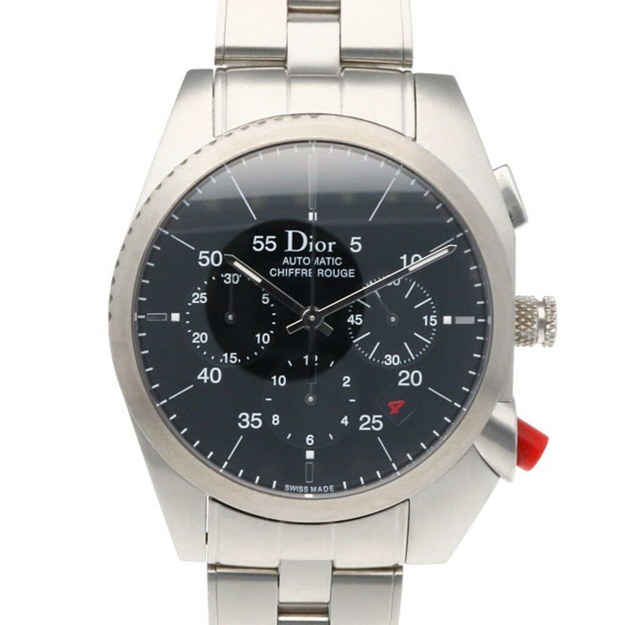 Dior Christian Dior Chiffre Rouge Watch Stainless Steel A02 Automatic Men's White Shell Size ONE SIZE - 1 Thumbnail