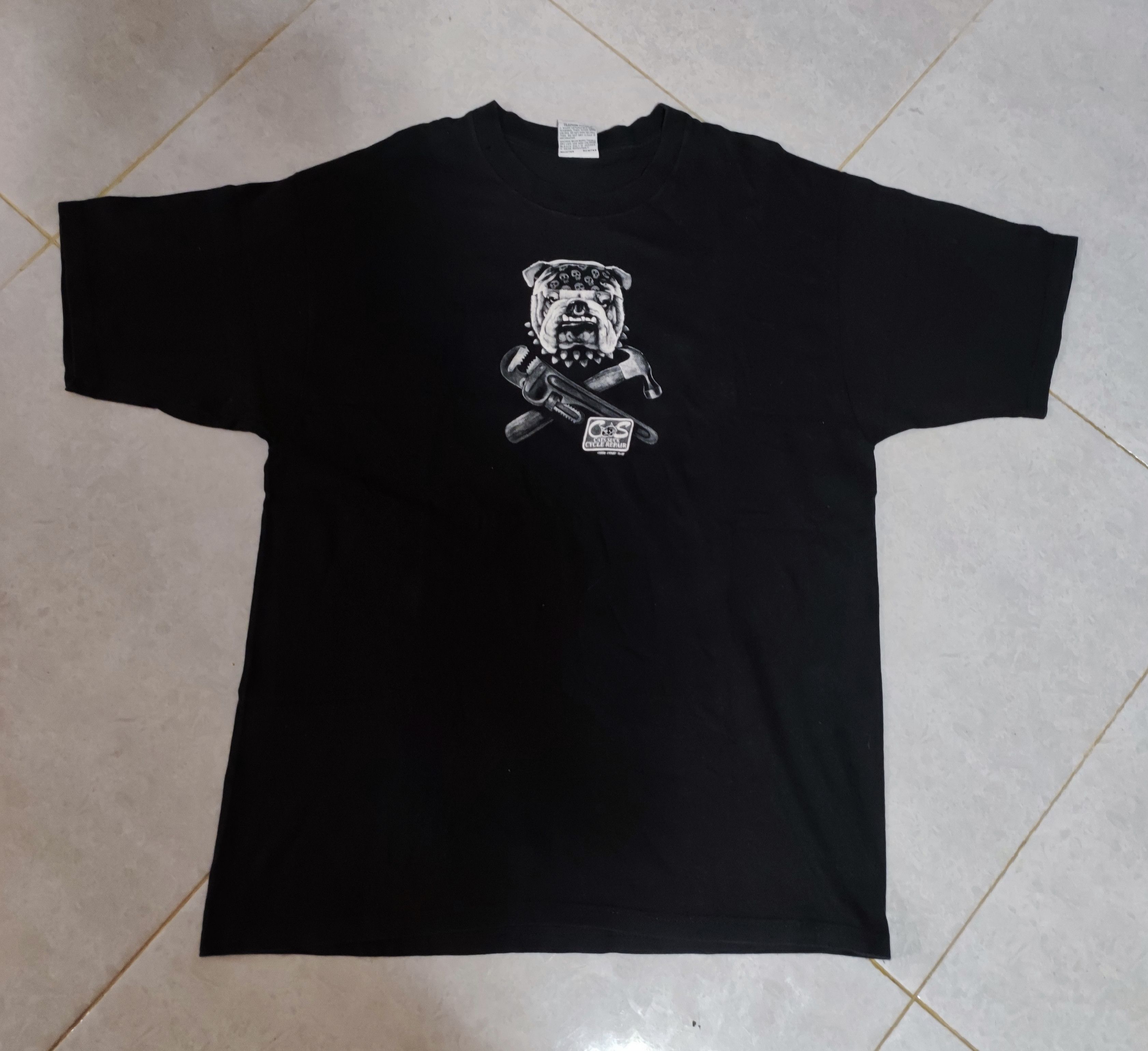 Liquid Blue × Vintage Vintage 90s Cats Suck Bulldog Biker T-Shirt Size US XL / EU 56 / 4 - 2 Thumbnail