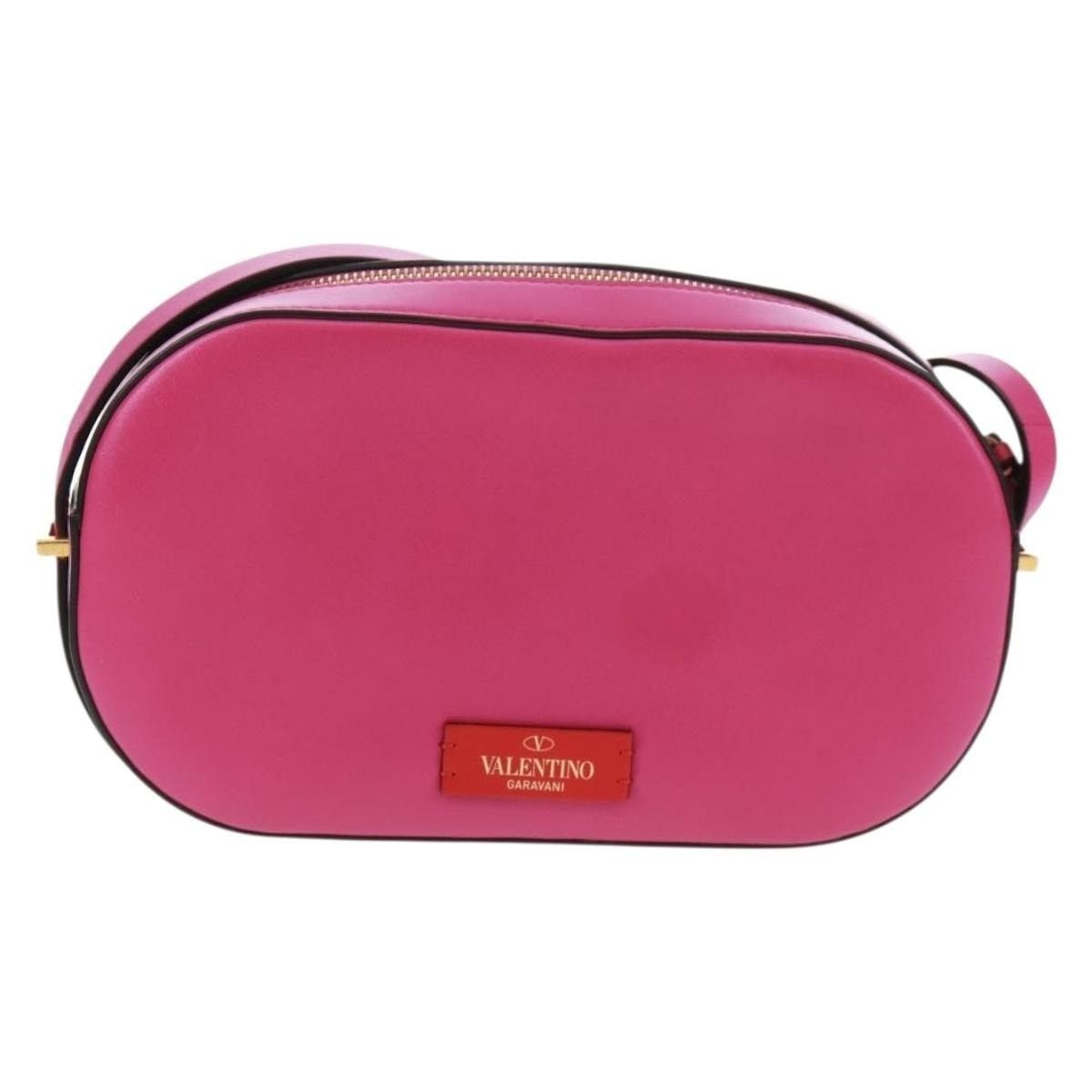 Valentino Valentino Leather V Logo Walk Shoulder Bag Pink Size ONE SIZE - 2 Thumbnail