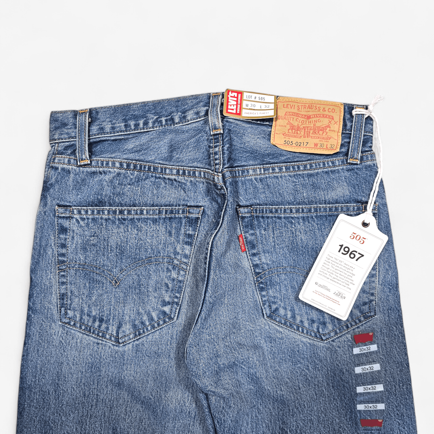 Levi's Vintage Clothing Levi's Vintage Clothing 1967 505 Japan Made Selvedge Big E Size US 30 / EU 46 - 6 Thumbnail