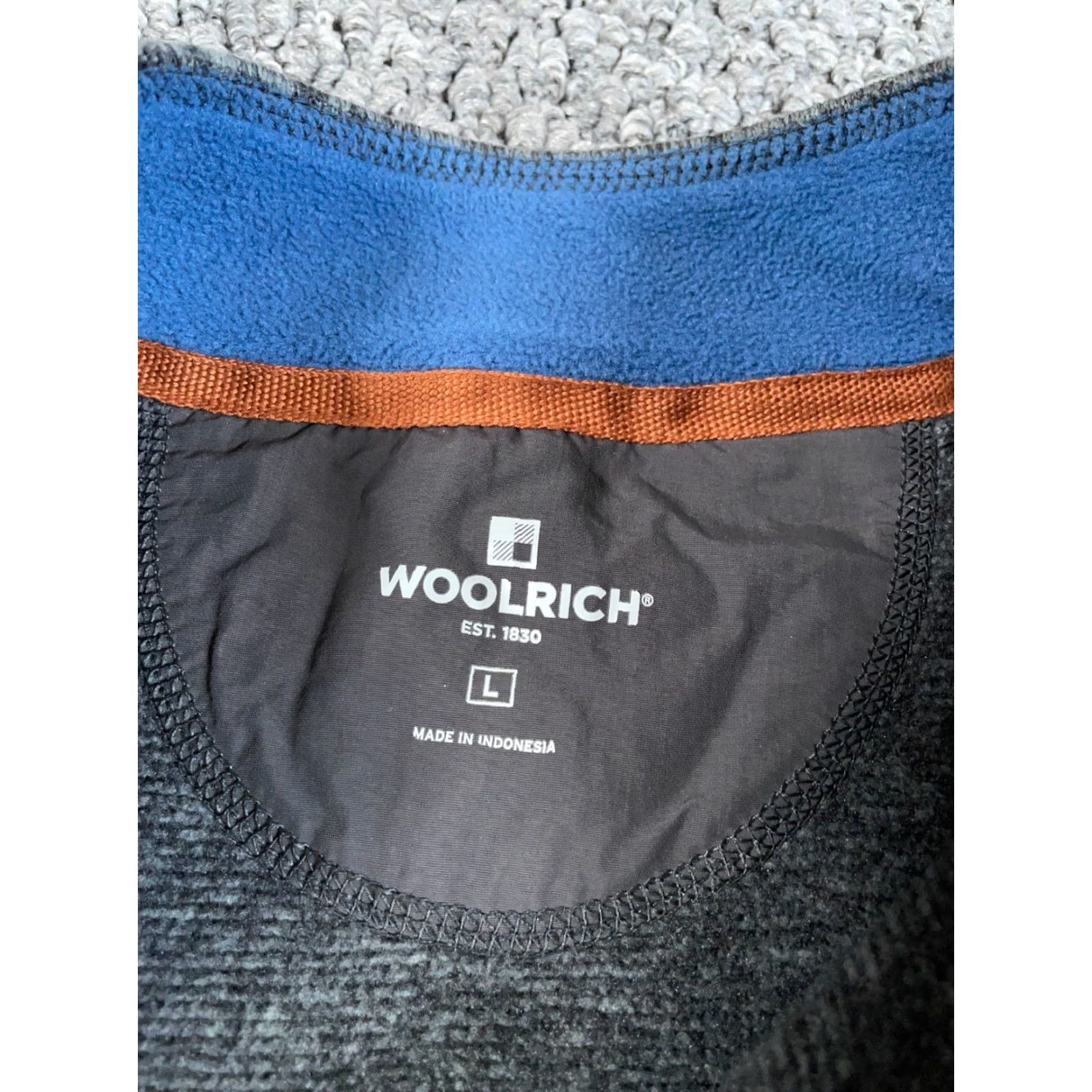 Vintage VINTAGE Woolrich Jacket Fleece Pullover 1/4 Snap Mock Neck Gray Adult Large Mens Outerwear Short Coat/Coat Pockets 90s Hipster Nature Outdoor Style Size US L / EU 52-54 / 3 - 3 Thumbnail