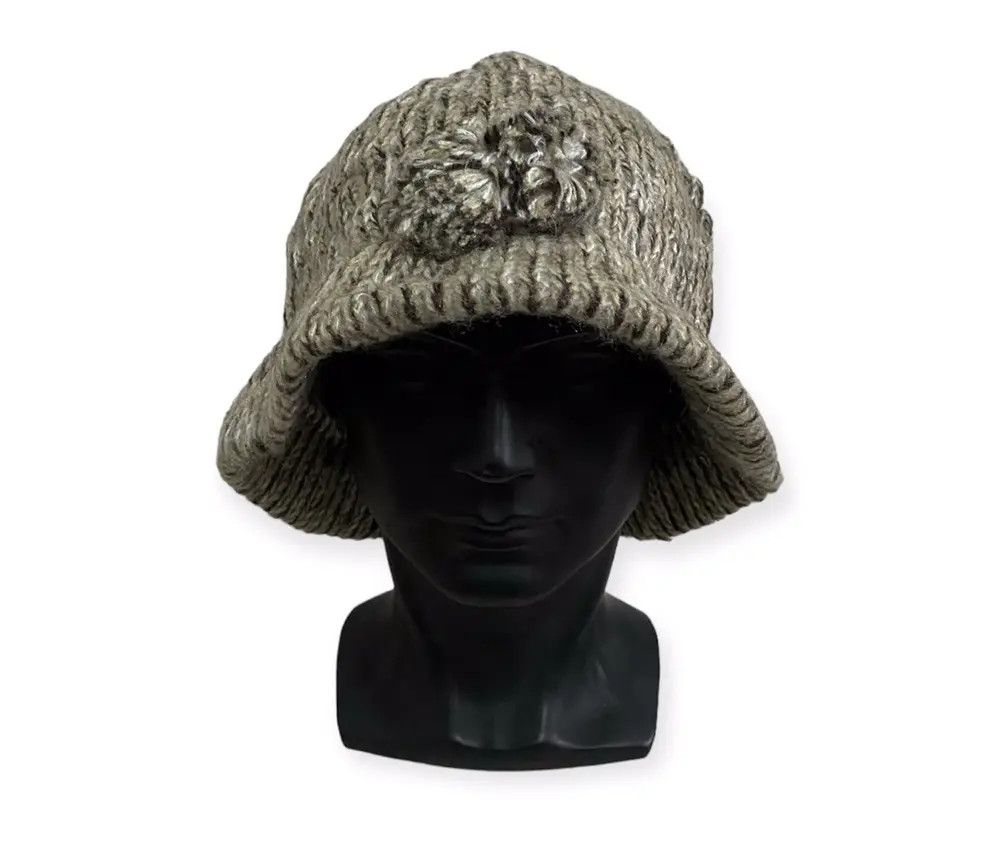 Japanese Brand Japanese Brand Knit Bucket Hat Size ONE SIZE - 1 Thumbnail