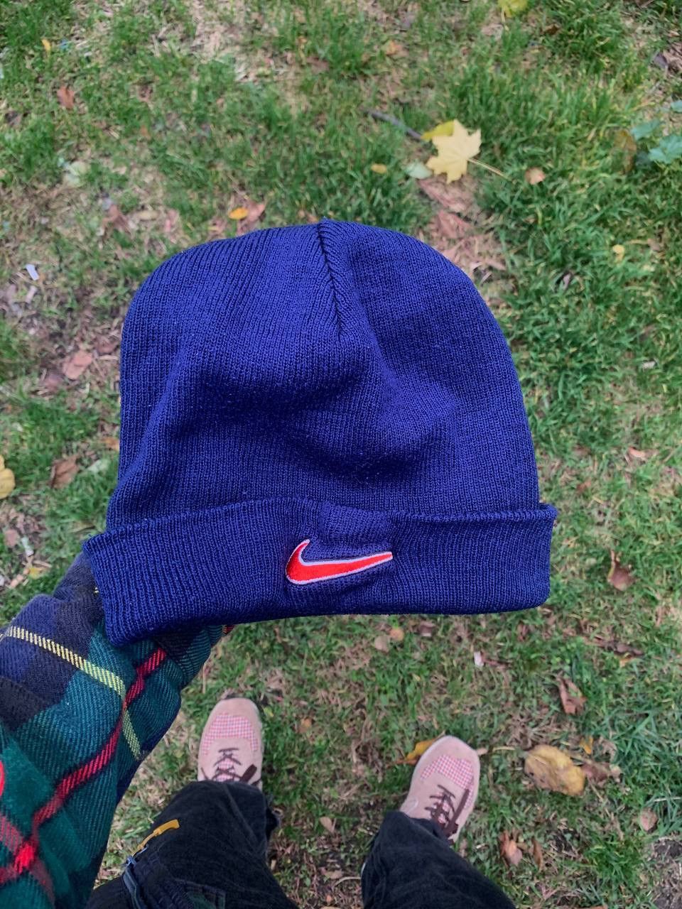 Nike × Vintage VERY RARE NIKE BIG LOGO SWOOSH HATS DRILL Y2K 90s RETRO SK8 Size ONE SIZE - 1 Thumbnail