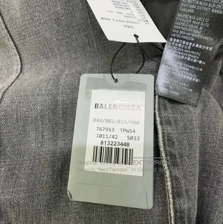 Balenciaga Balenciaga FW23 Logo Long Sleeve Blazer. Size US L / EU 52-54 / 3 - 8 Thumbnail