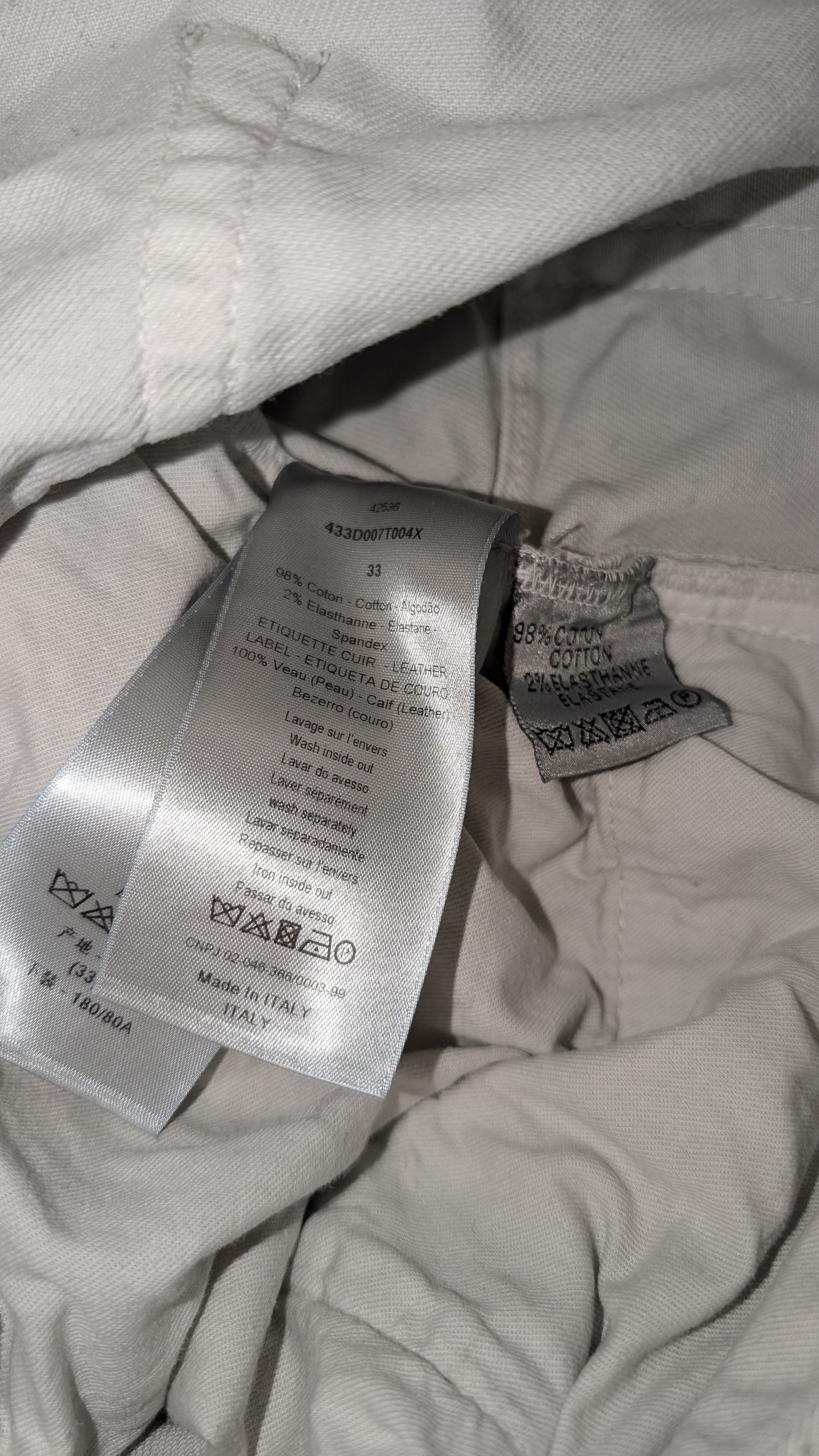 Dior Dior Homme Crush Denim Hedi Era Size US 33 - 9 Thumbnail