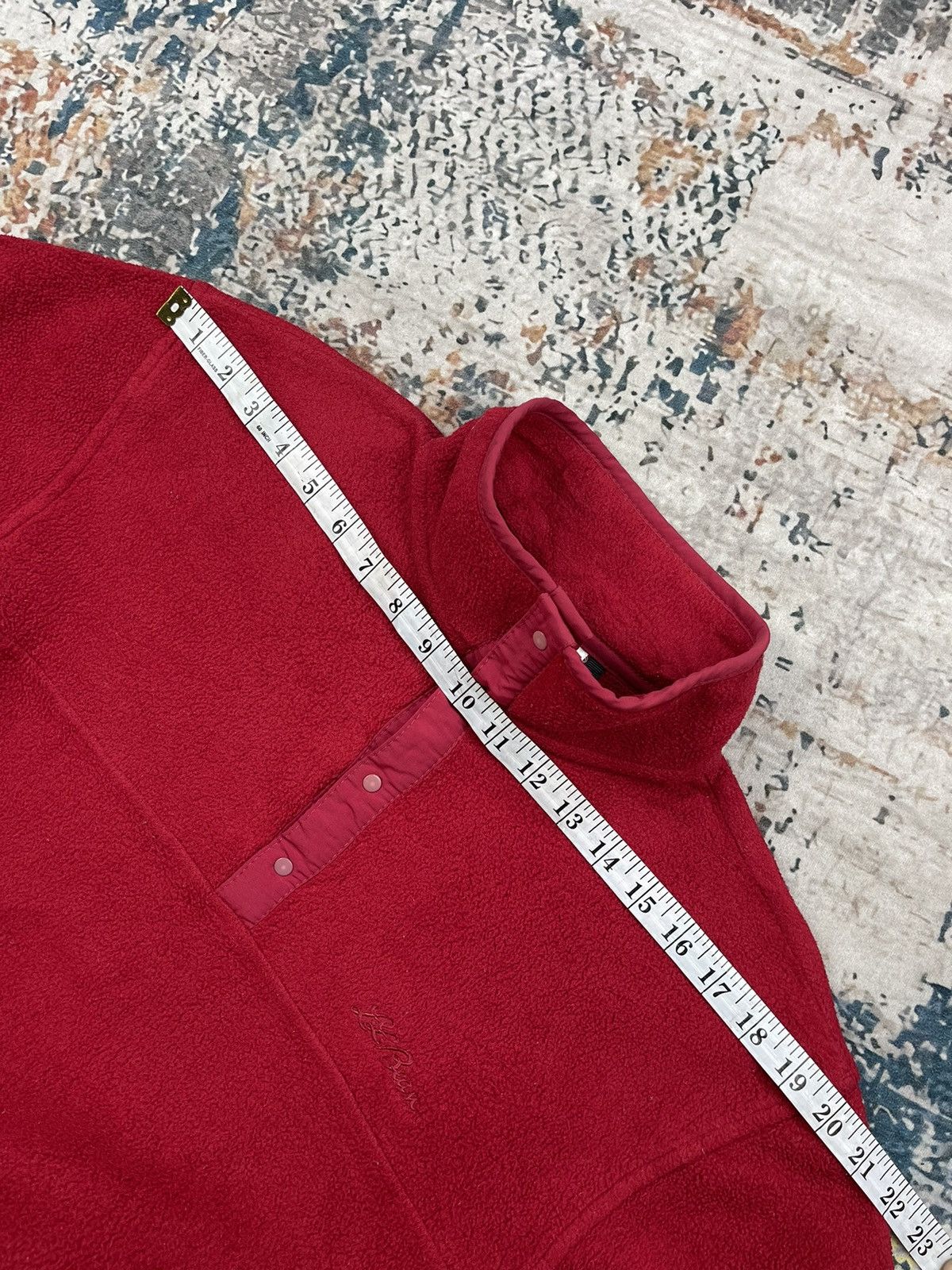 L.L. Bean Vtg LL Bean Half Button Up Fleece Pull Over Size US M / EU 48-50 / 2 - 11 Thumbnail