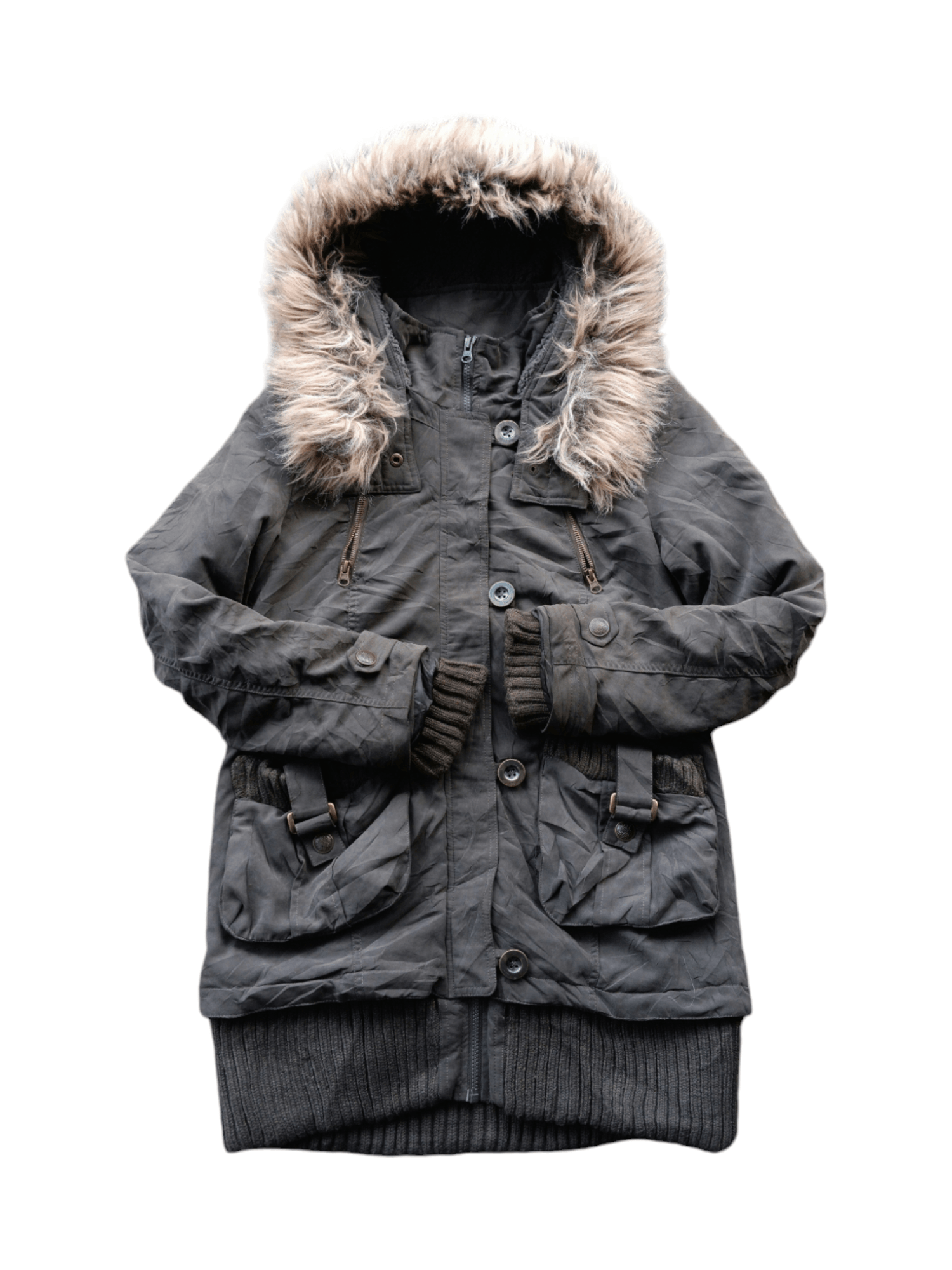 Japanese Brand Japanese giplas fur hoodie lgb style jacket Size US M / EU 48-50 / 2 - 4 Thumbnail