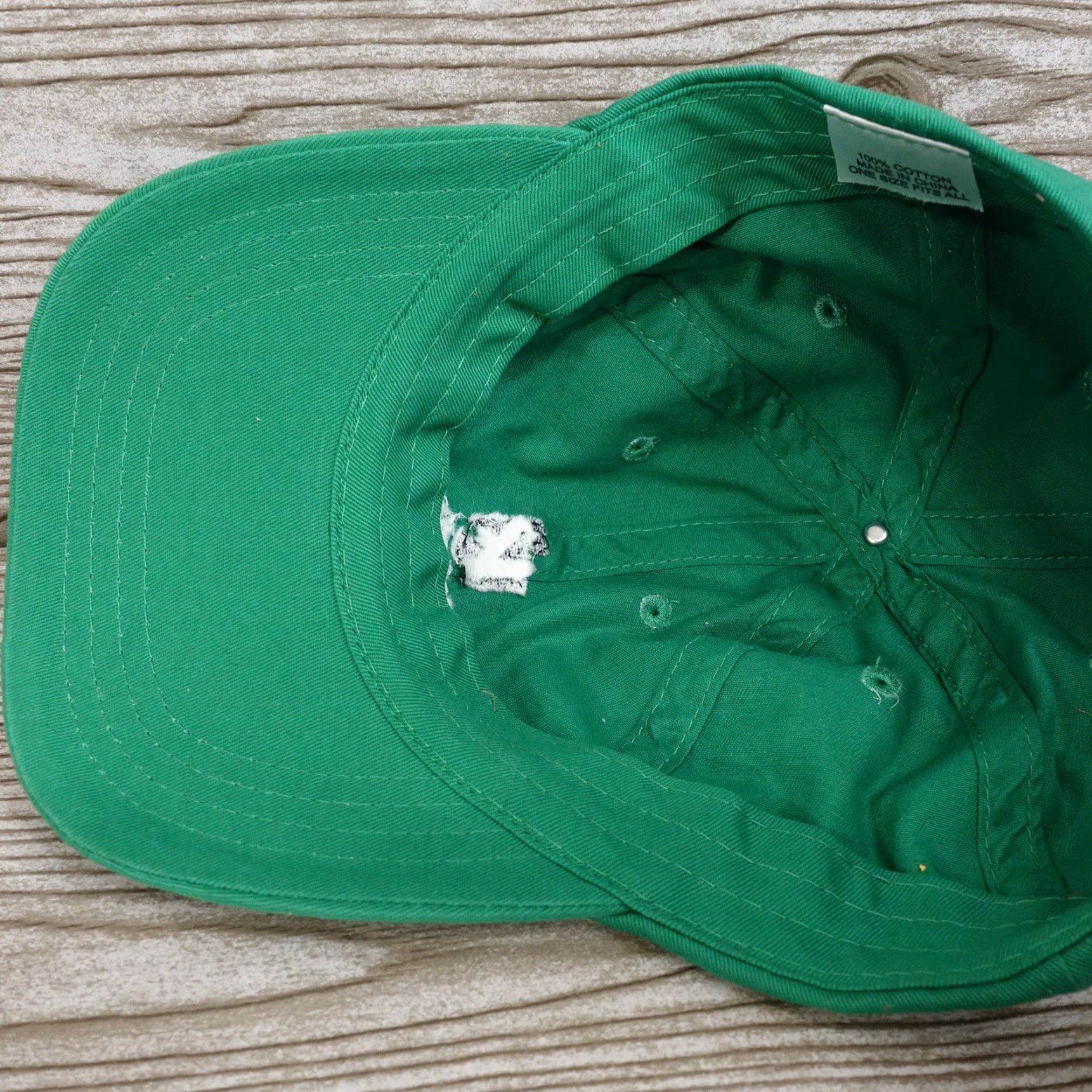 Logo 7 KRAFTIG Green Baseball Hat Adult One Size Adjustable Strapback St Louis Beer Logo Unisex Size ONE SIZE - 7 Thumbnail