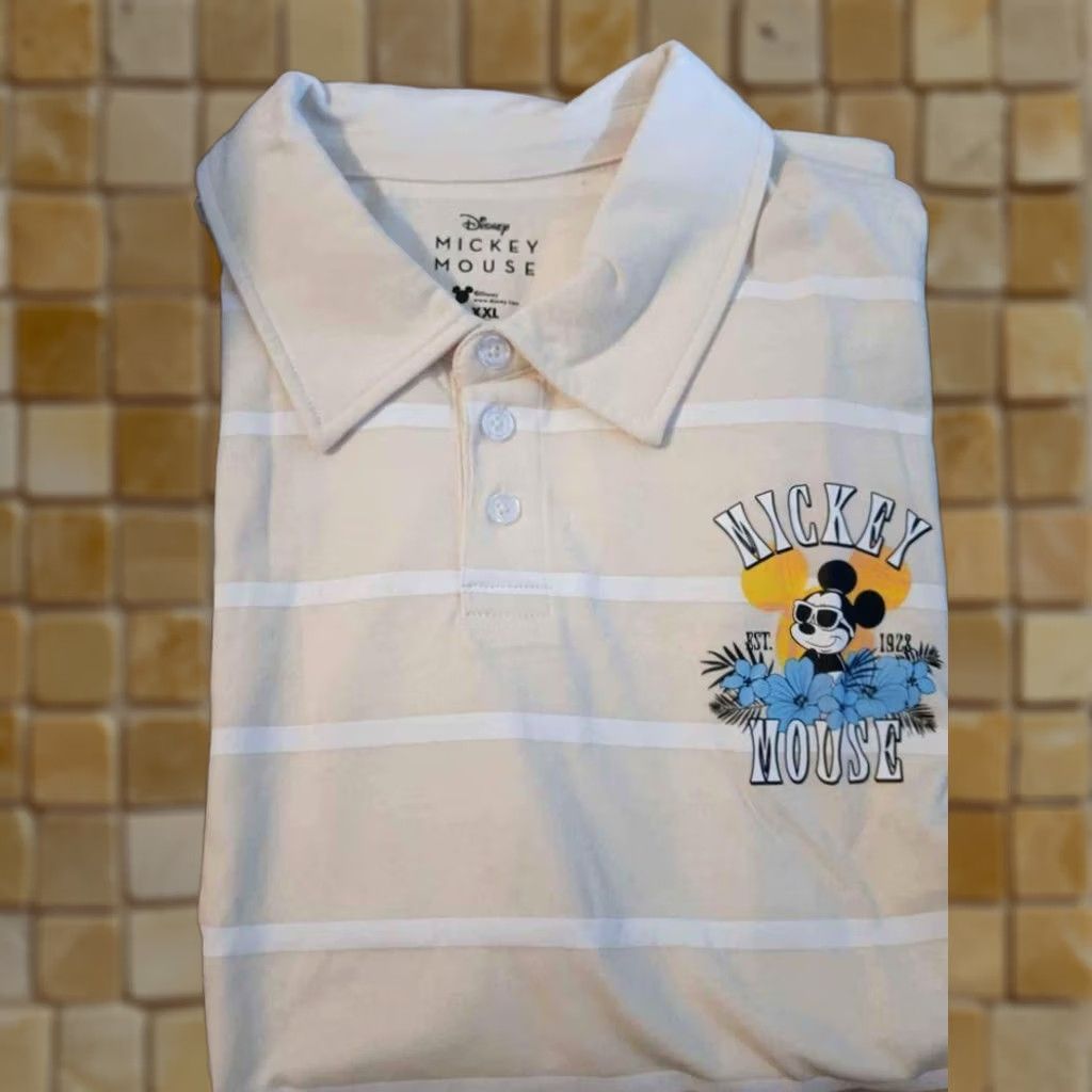 Disney VINTAGE? (No) NEW MENS DISNEY MICKEY MOUSE COTTON BEIGE GOLF POLO SHIRT SIZE XXL Size US XXL / EU 58 / 5 - 1 Preview