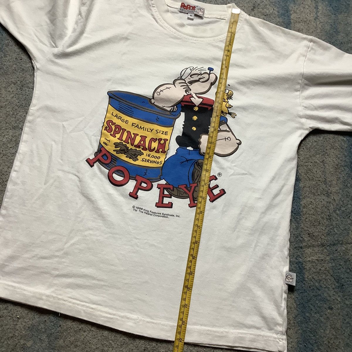 Cartoon Network × Vintage 1998 Popeye Vintage Longsleeve Size US M / EU 48-50 / 2 - 10 Thumbnail