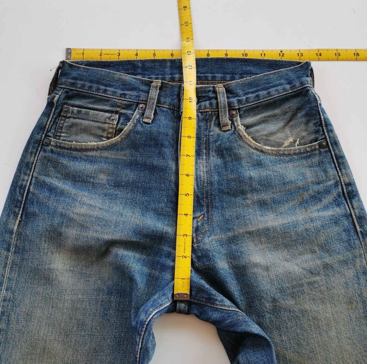 Levi's × Levi's Vintage Clothing × Vintage Levis 502 Big E Selvedge Denim Jeans Size US 27 - 8 Thumbnail