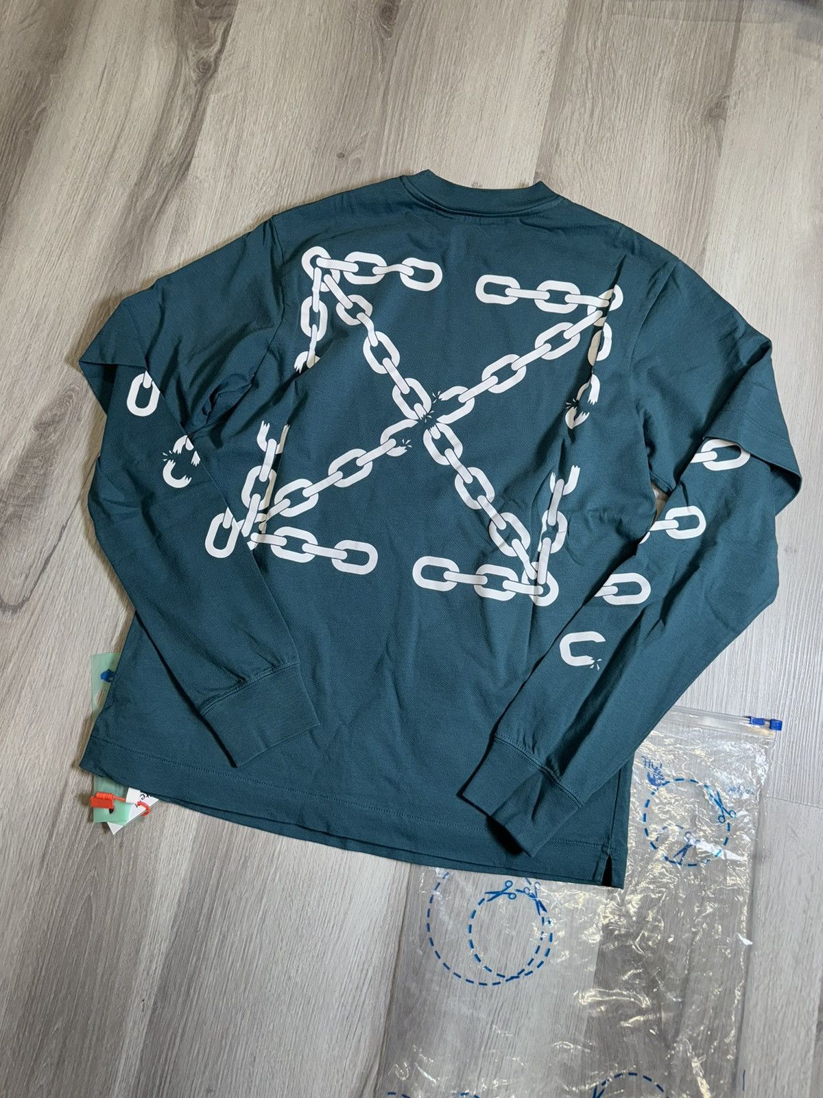 Off-White 20SS DRIPPING ARROWS L/S TEE オフホワイト Tシャツ