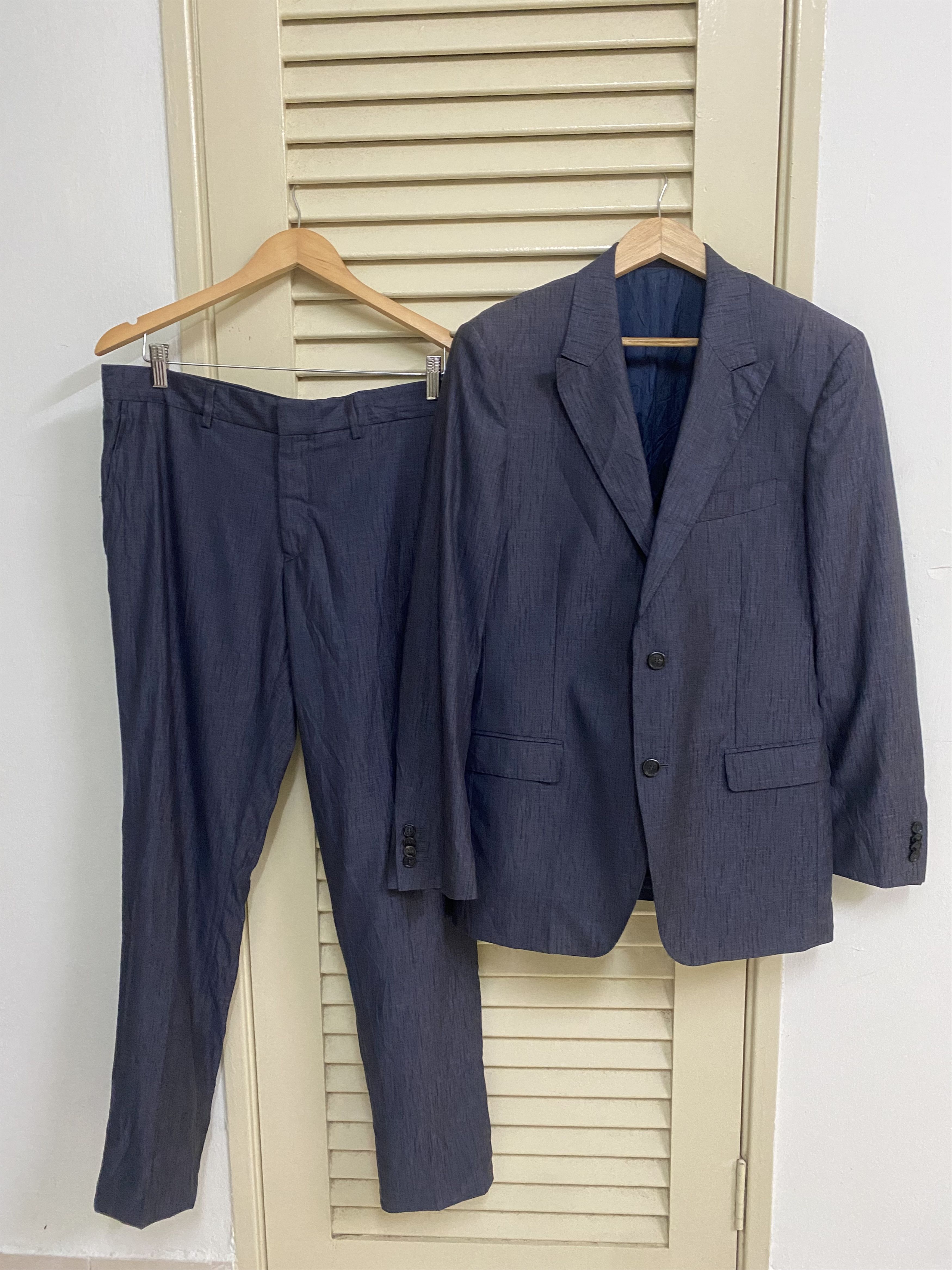 Versace SS19 Versace Tailor Made Suit Blazer Trouser Size 42R - 1 Thumbnail