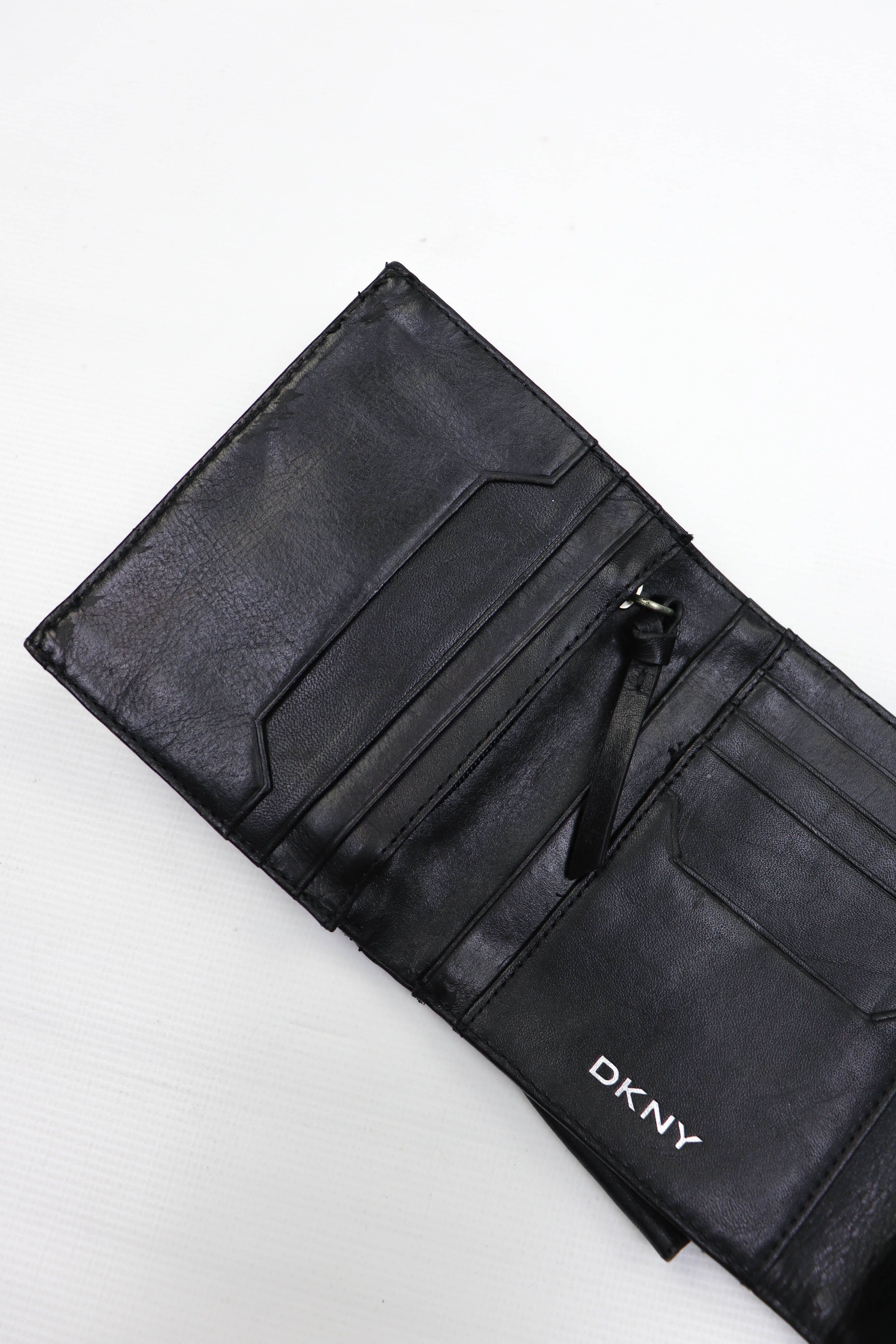 DKNY × Donna Karan DKNY Donna Karan New York Monogram Zip Coin Pocket Wallet Size ONE SIZE - 7 Thumbnail
