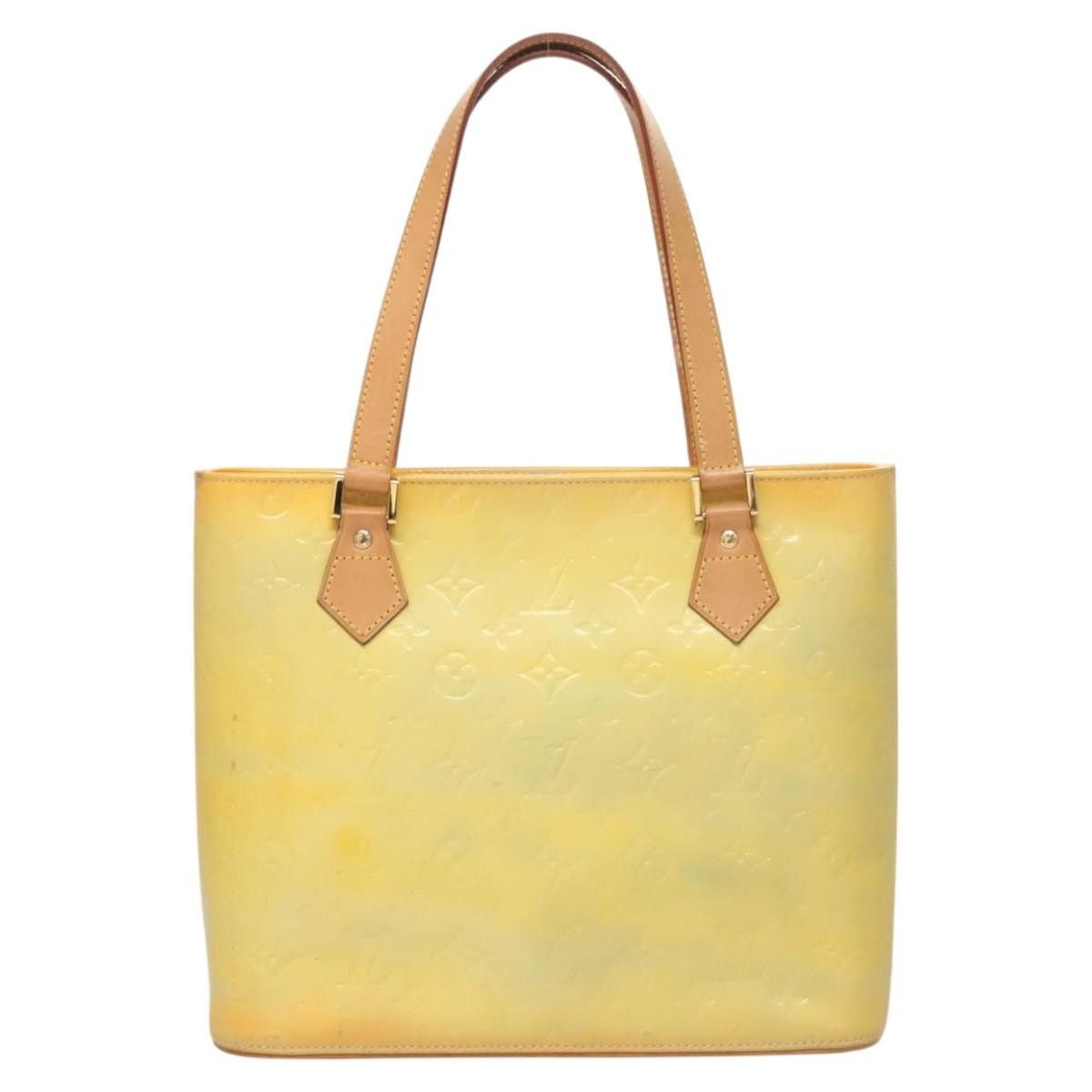 Louis Vuitton LOUIS VUITTON Monogram Vernis Houston Hand Bag Gris M91053 Size ONE SIZE - 13 Thumbnail
