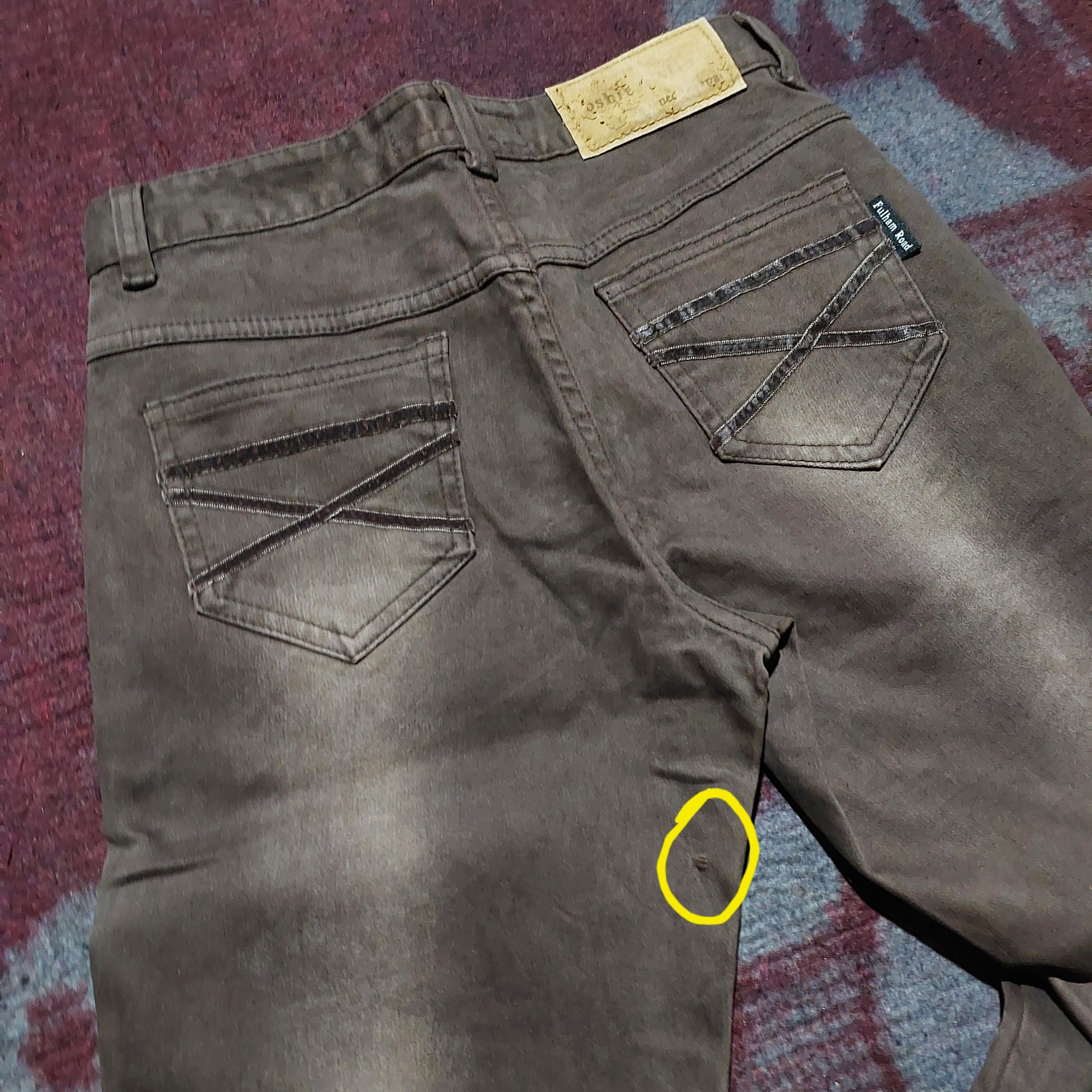 Tornado Mart Bootcut jeans by japanese designer yoshie miura Size 25" / US 0 / IT 36 - 7 Thumbnail