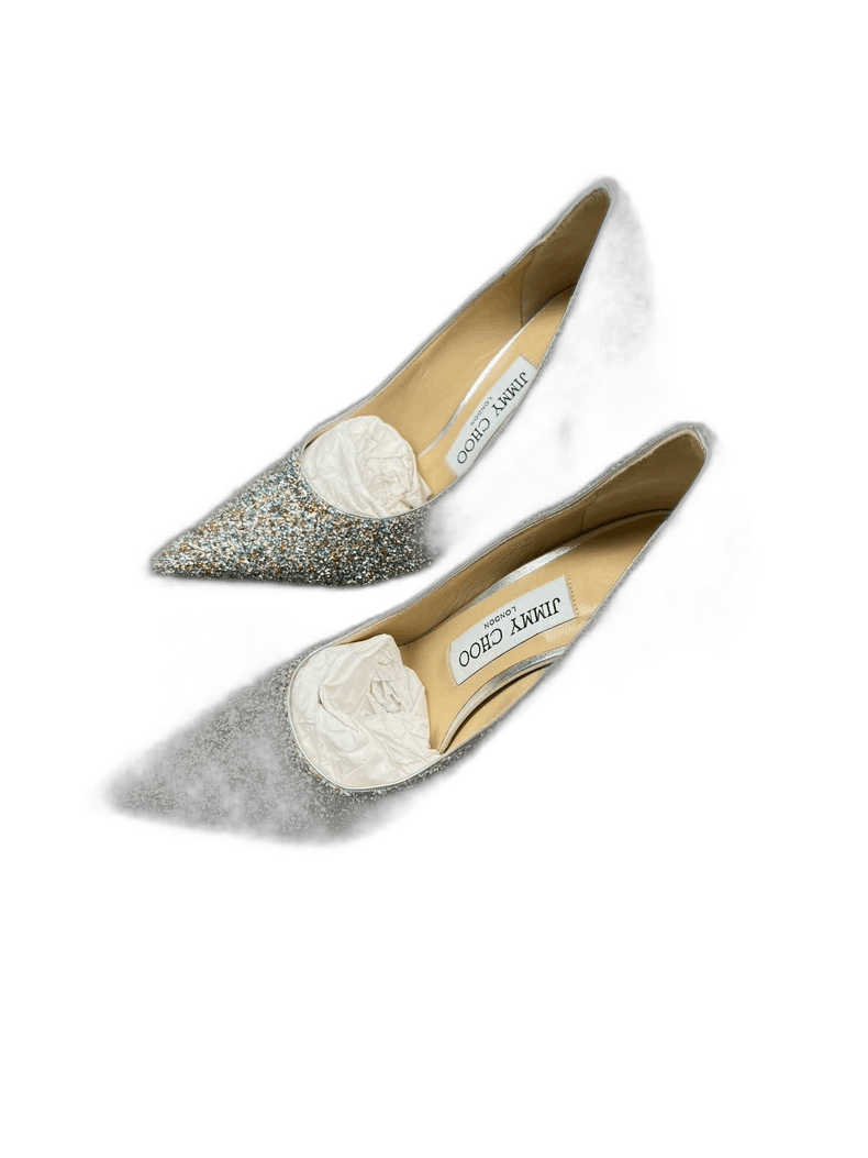 Jimmy Choo sparkling high heels by jimmy choo Size US 5.5 / EU 38 - 1 Thumbnail