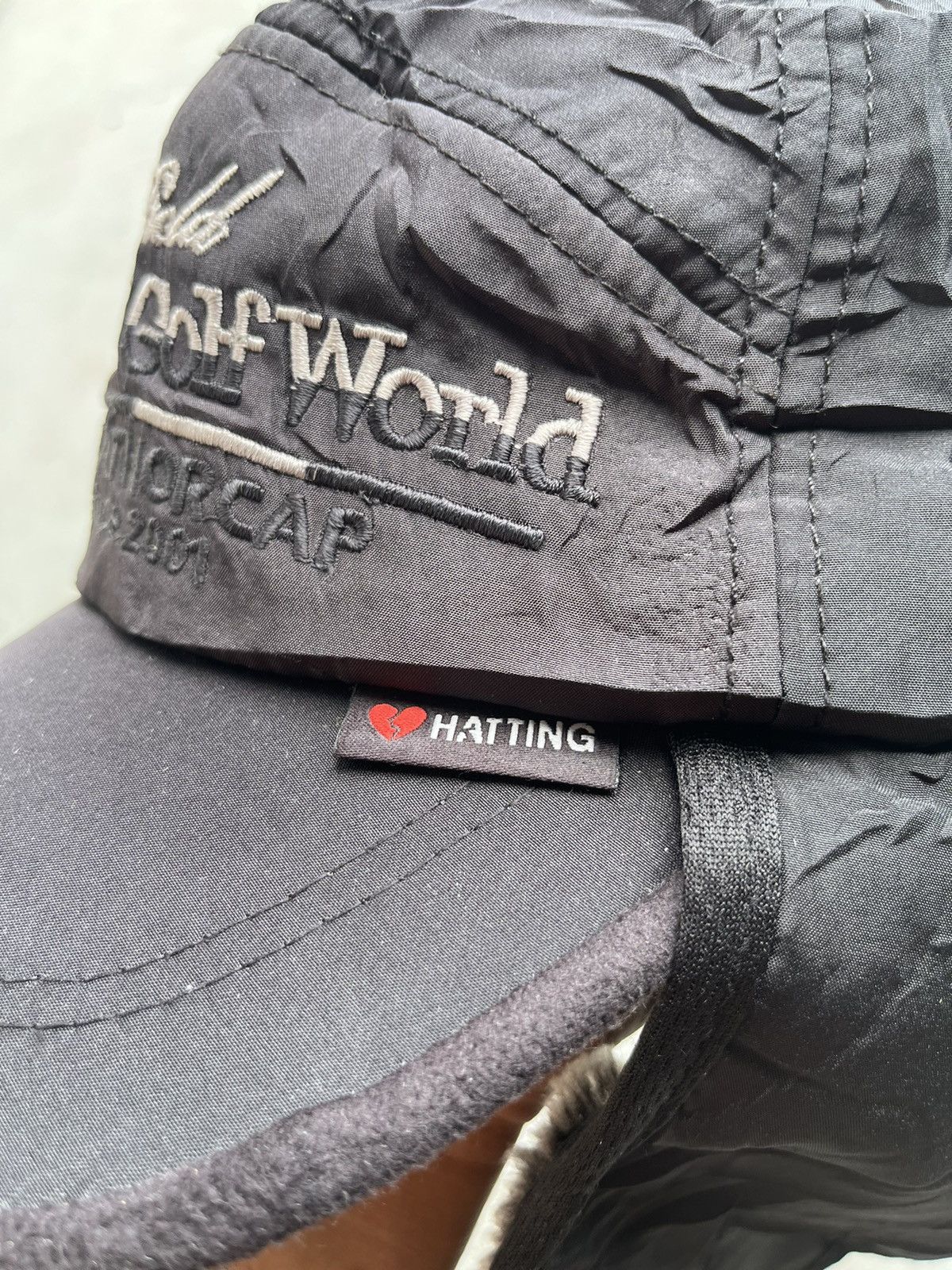 Japanese Brand VINTAGE GOLF TRAPER HAT Size ONE SIZE - 3 Thumbnail