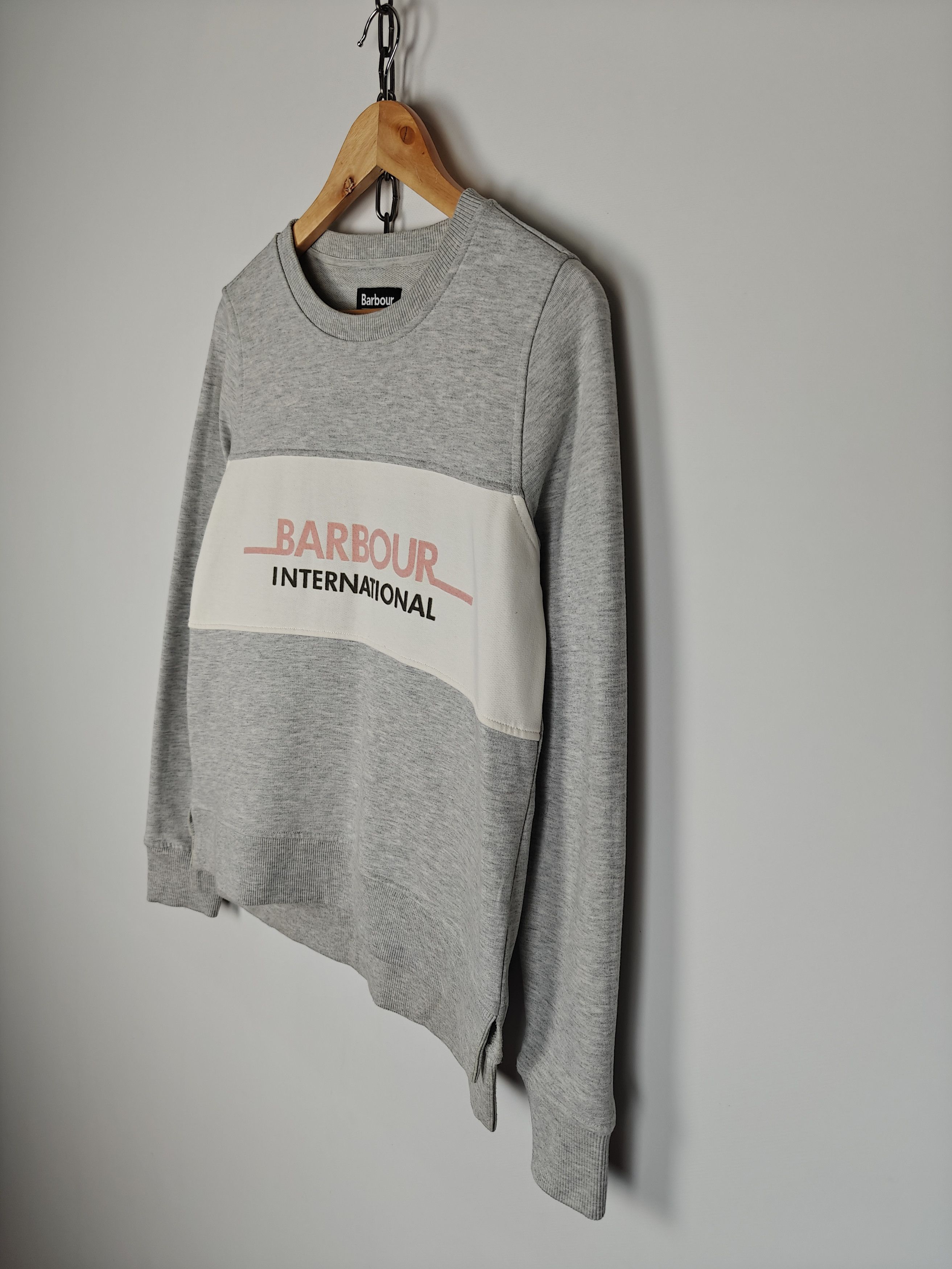 Barbour Barbour International Sweatshirt Shuttle Overlayer Pullover Size M / US 6-8 / IT 42-44 - 6 Thumbnail