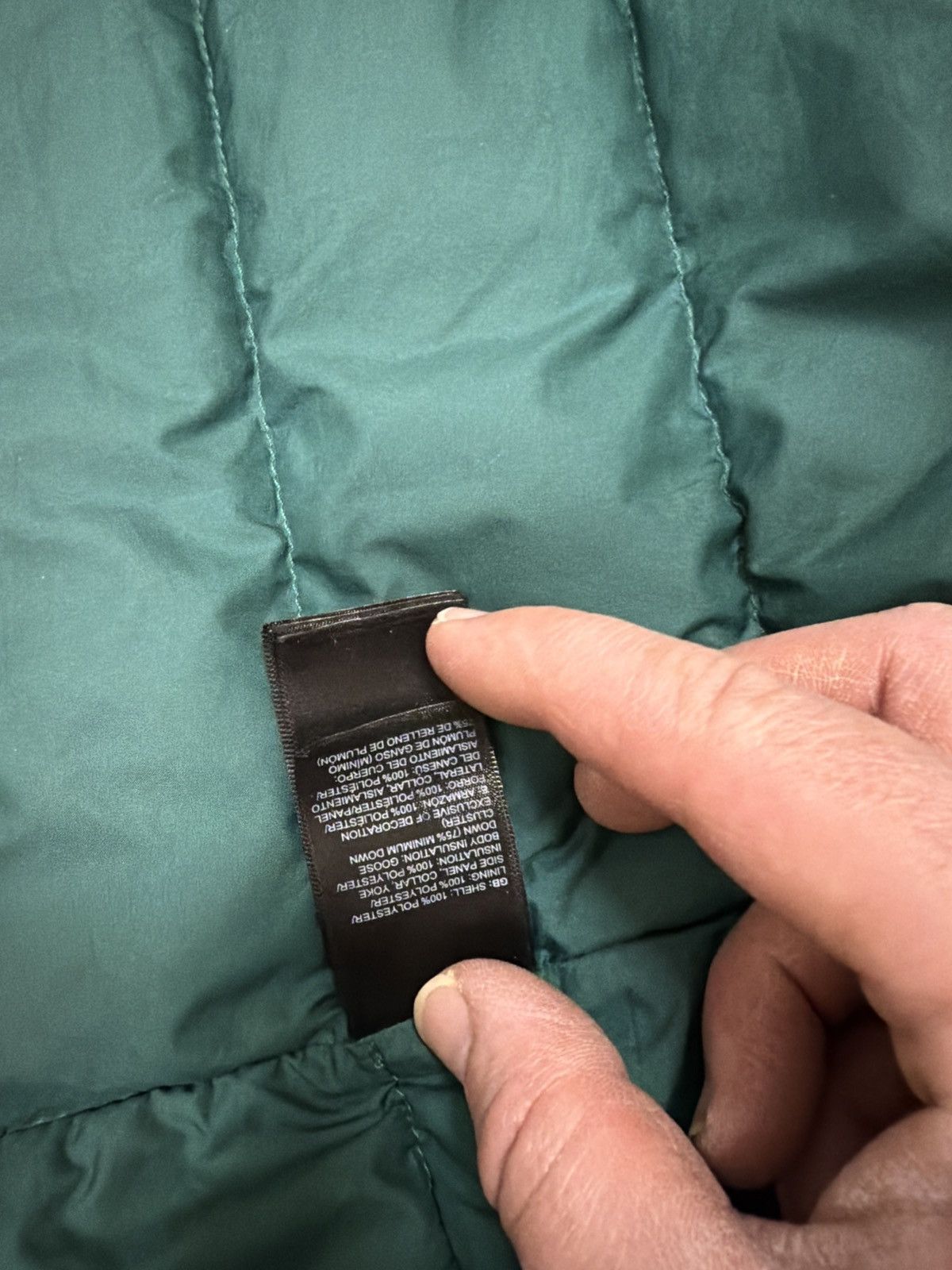 The North Face The north face green puffy jacket Size US L / EU 52-54 / 3 - 7 Thumbnail