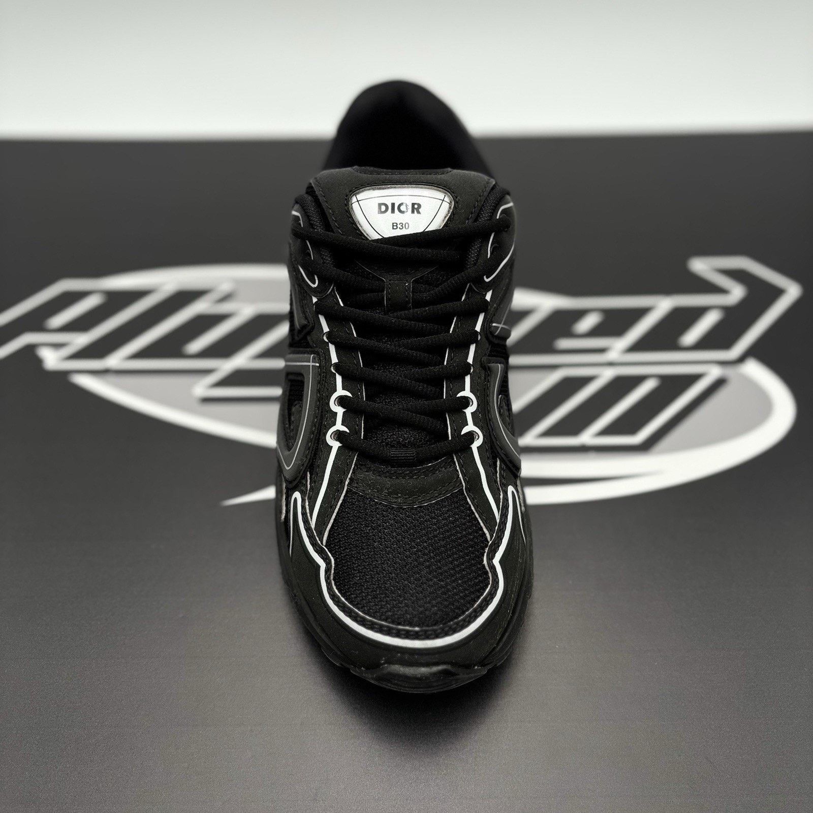 Dior Dior B30 Reflective Sneaker ' Black ' | GOOD CONDITION! Size US 8 / EU 41 - 5 Thumbnail