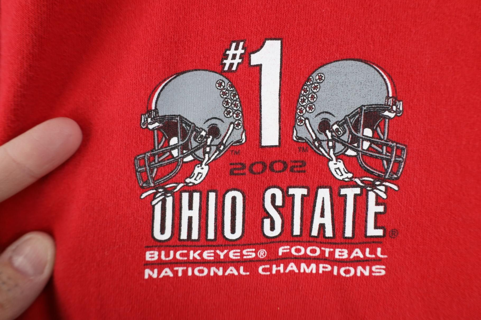 Vintage Vintage Y2K Ohio State University Football T-Shirt USA Size US XL / EU 56 / 4 - 4 Thumbnail