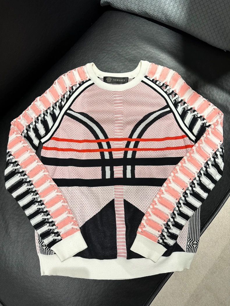 Versace Versace Men's Knit Pullover Sweater - dmc Size US S / EU 44-46 / 1 - 1 Thumbnail