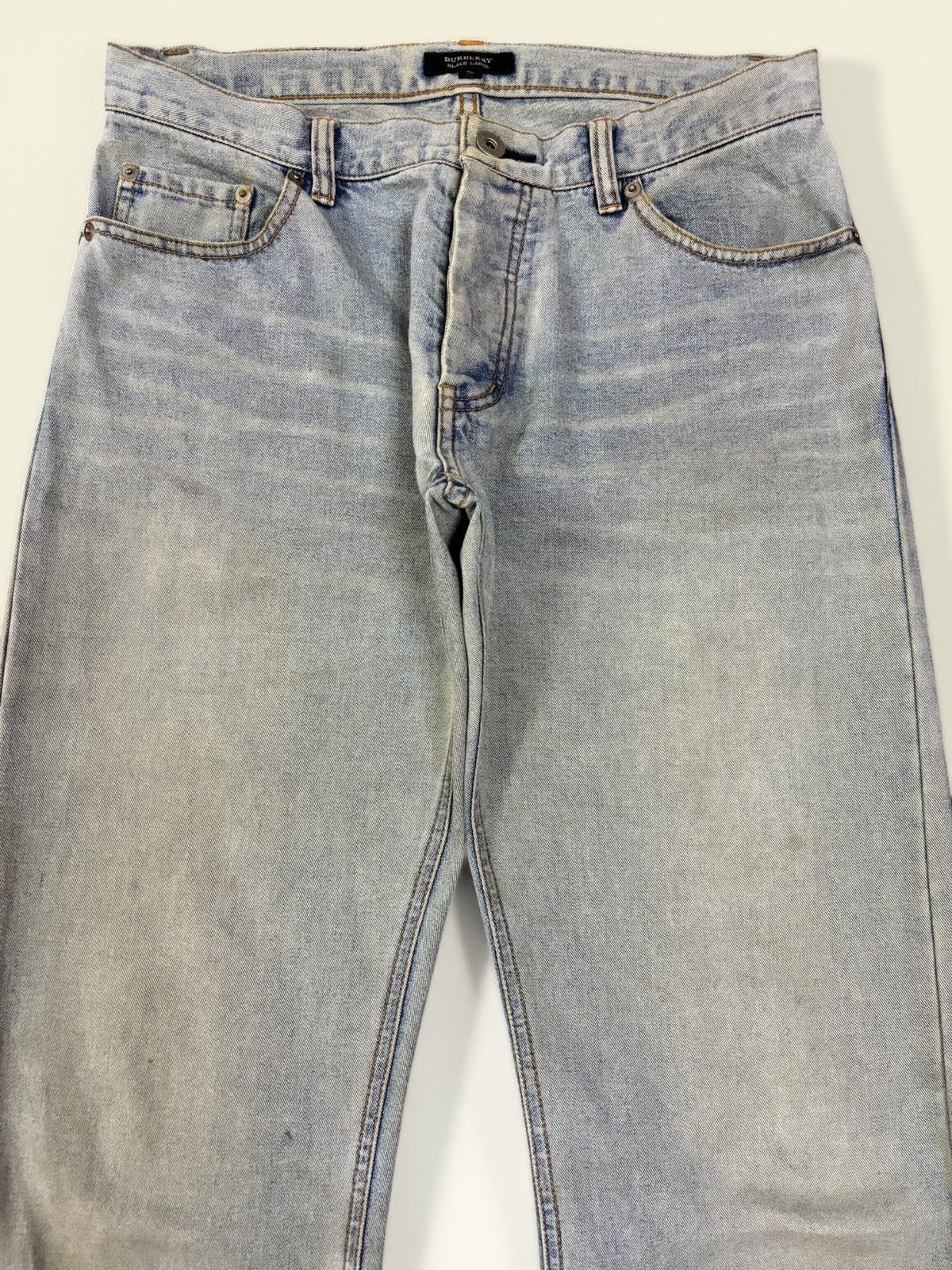 Burberry Vtg Burberry Black Label Bluw Washed Distress Jeans Size US 30 / EU 46 - 5 Thumbnail