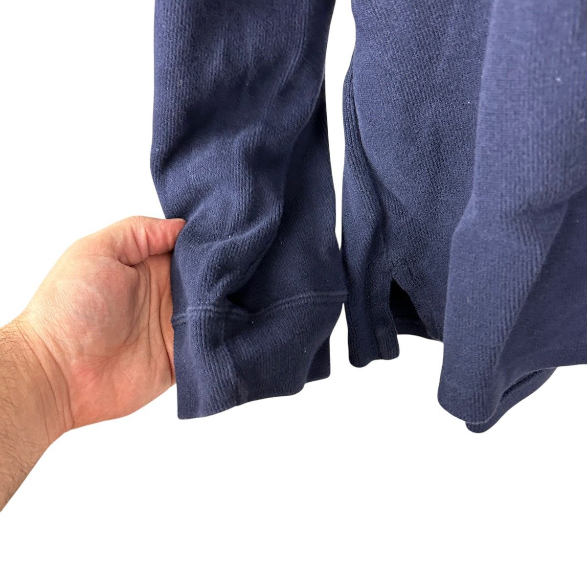 Polo Ralph Lauren Mens Y2K Polo Ralph Lauren Blue Quarter Zip Sweater Size US XXL / EU 58 / 5 - 5 Thumbnail