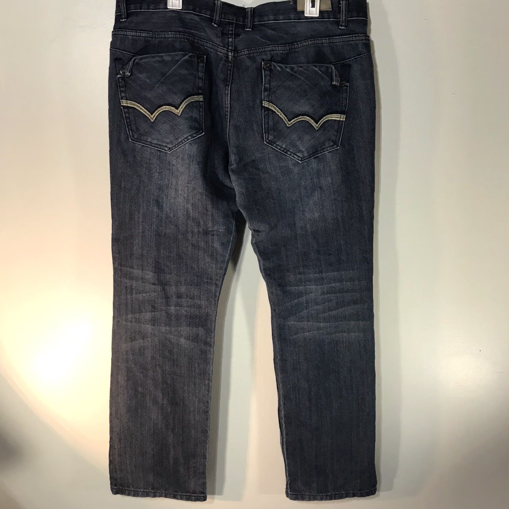 Vintage FUSAI Bootcut Jeans Mens 40X32 Blue Denim Regular Fit Size US 40 / EU 56 - 3 Thumbnail